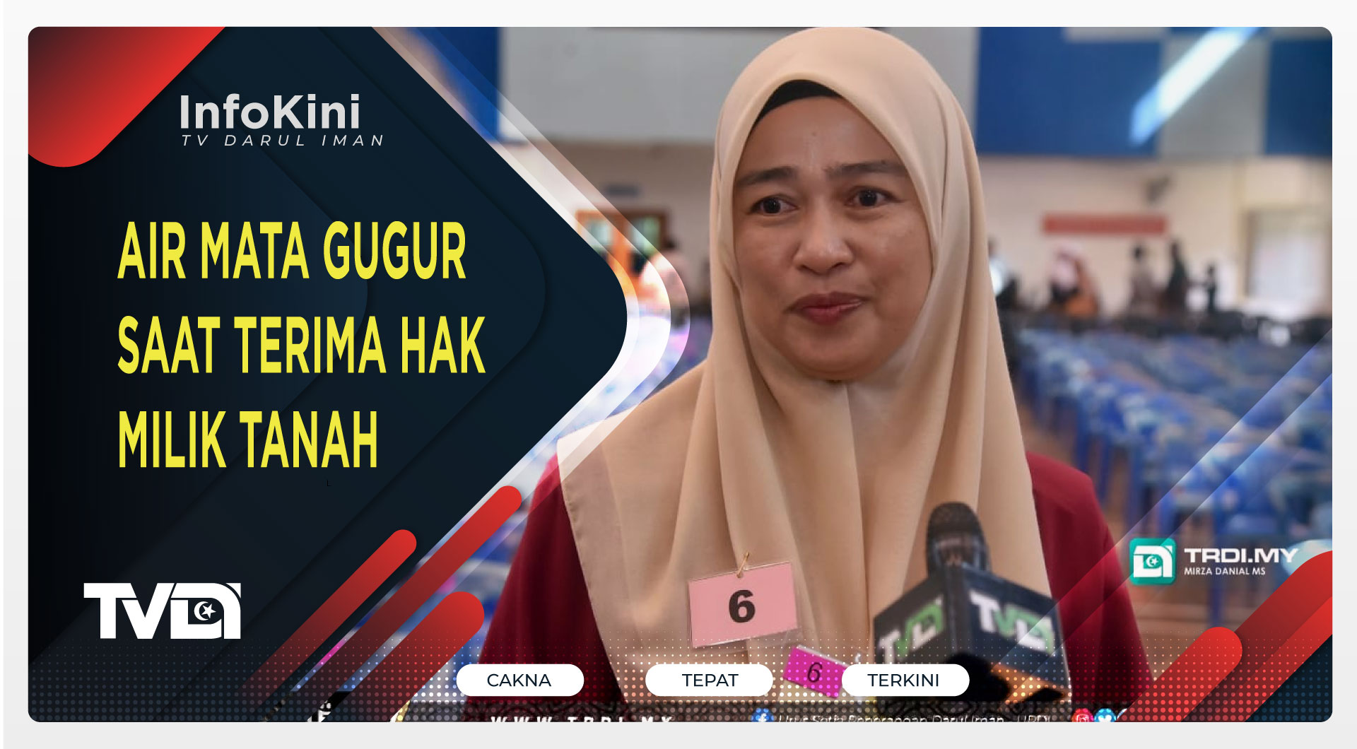 Air Mata Gugur Saat Terima Hak Milik Tanah