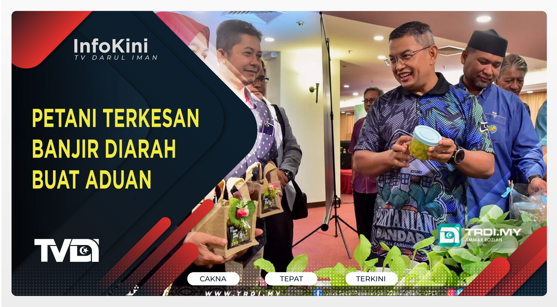 Petani Terkesan Banjir Diarah Buat Aduan