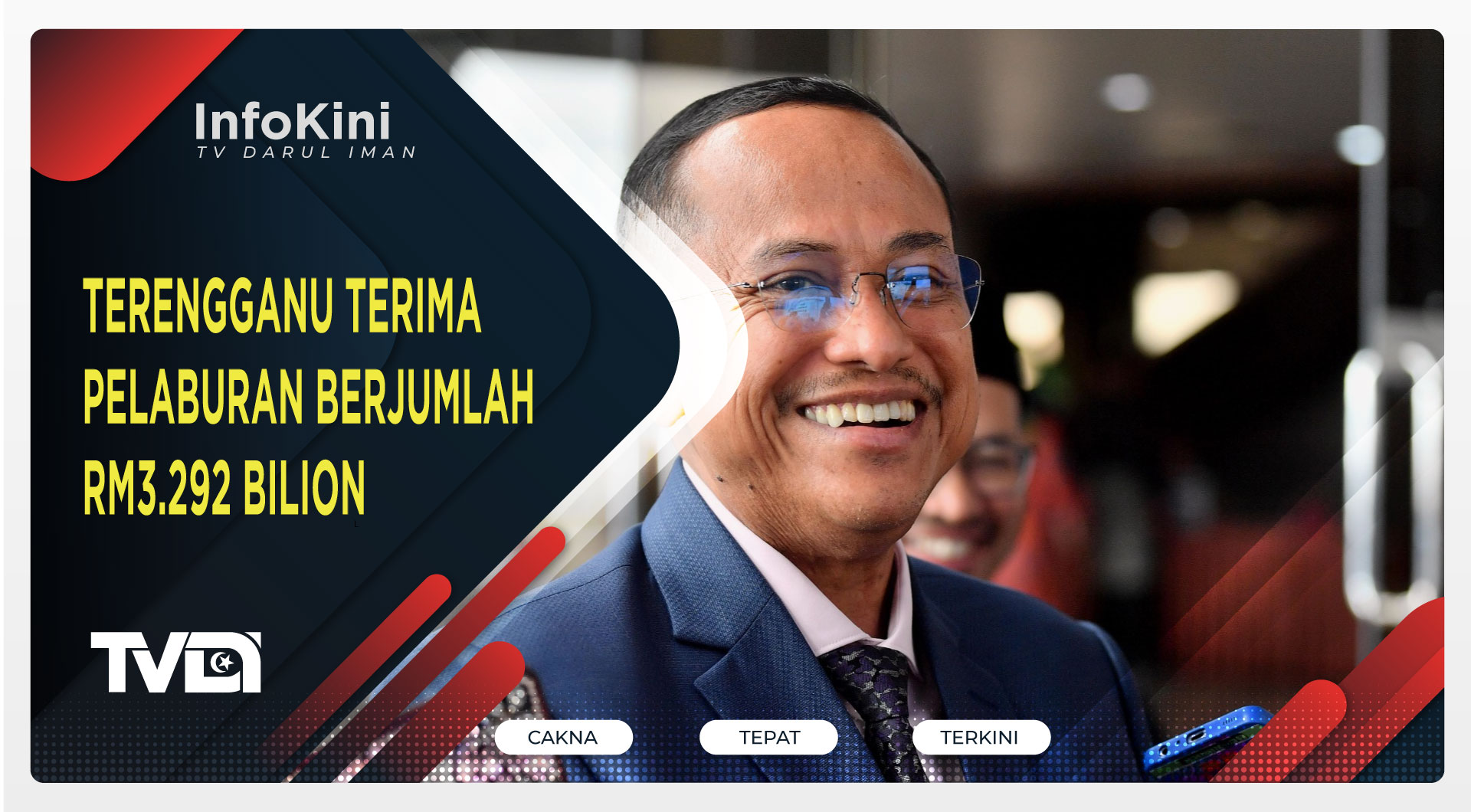 Terengganu Terima Pelaburan Berjumlah RM3.292 Bilion