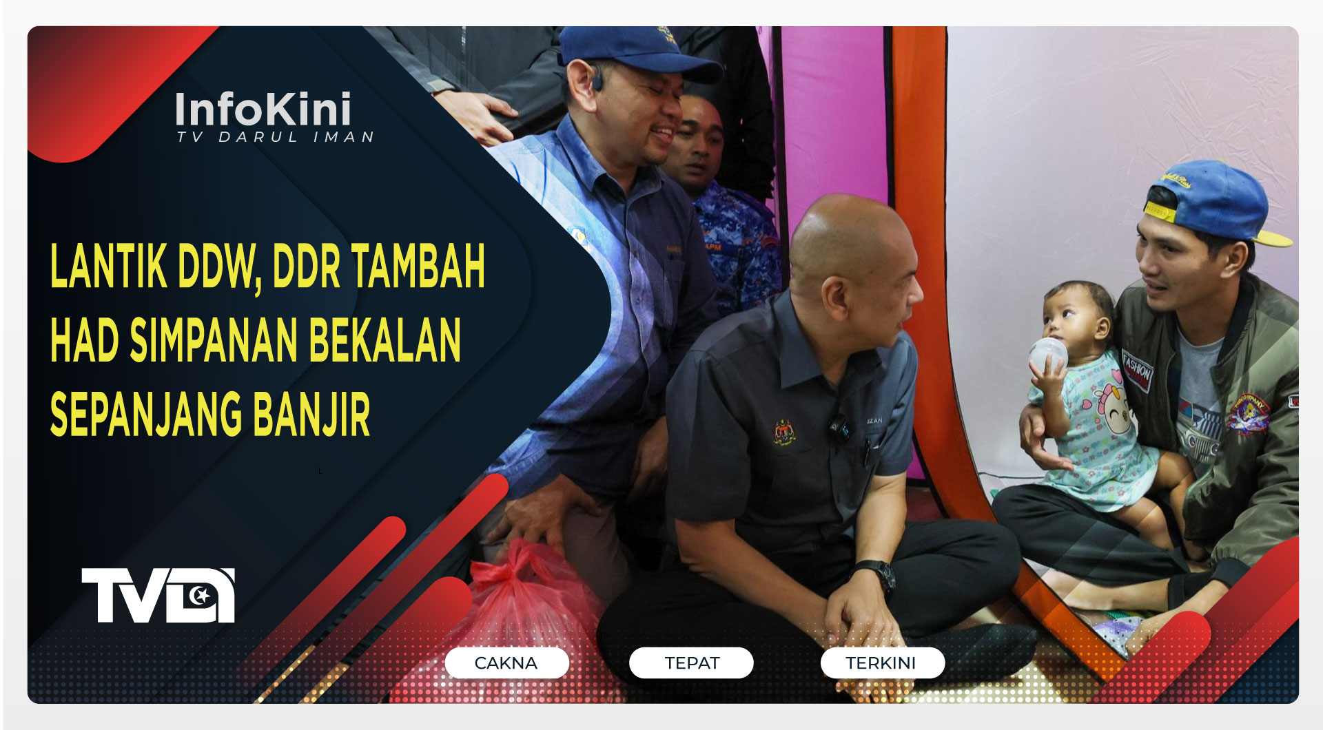 Lantik DDW, DDR Tambah Had Simpanan Bekalan Sepanjang Banjir