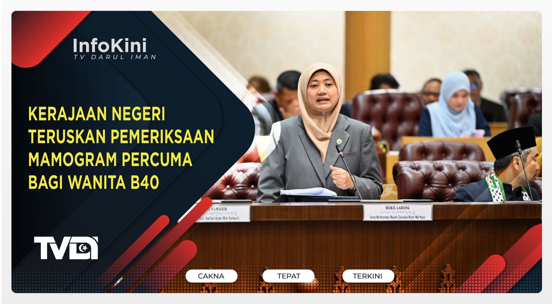 Kerajaan Negeri Teruskan Pemeriksaan Mamogram Percuma Bagi Wanita B40