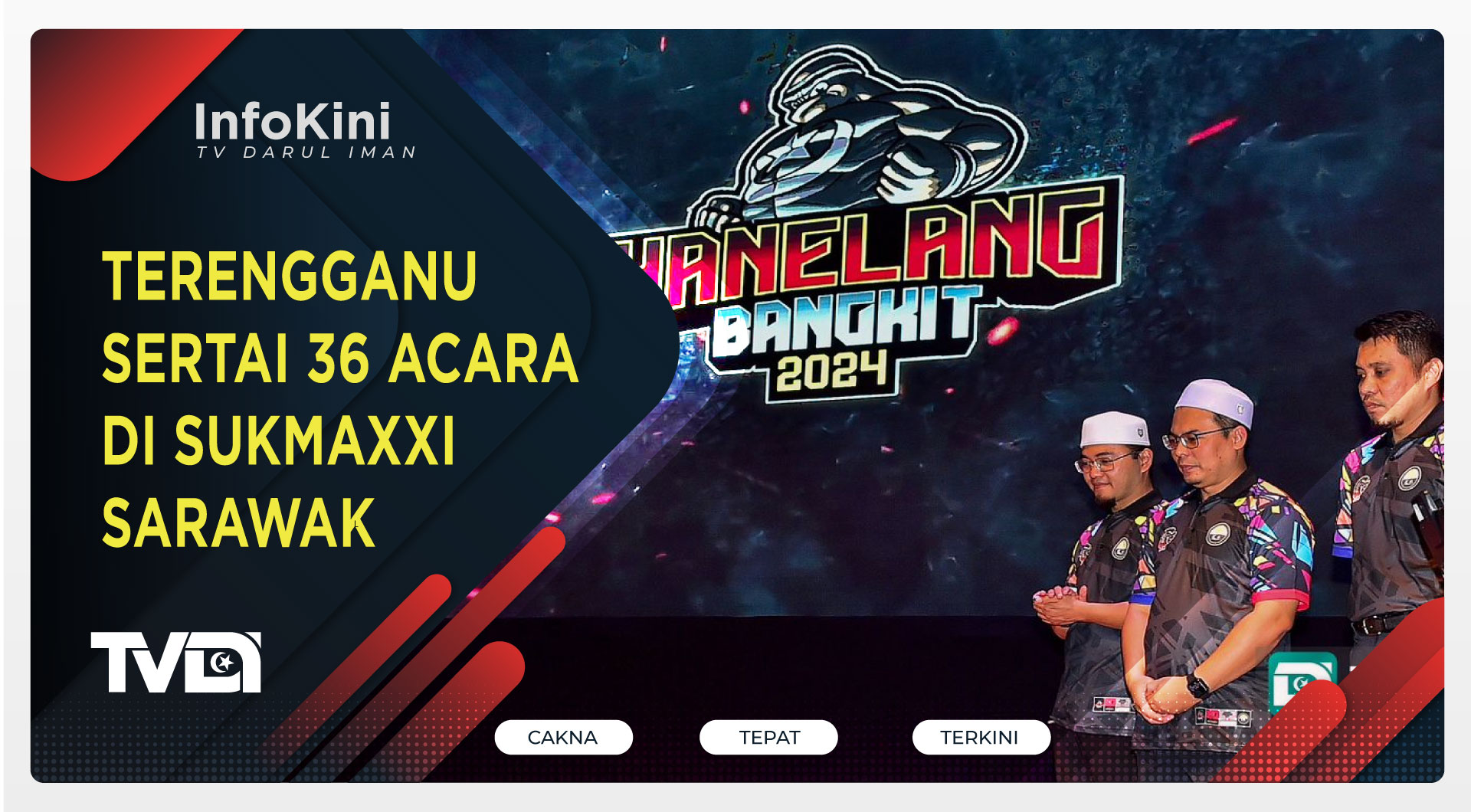 Terengganu Sertai 36 Acara di SUKMAXXI Sarawak