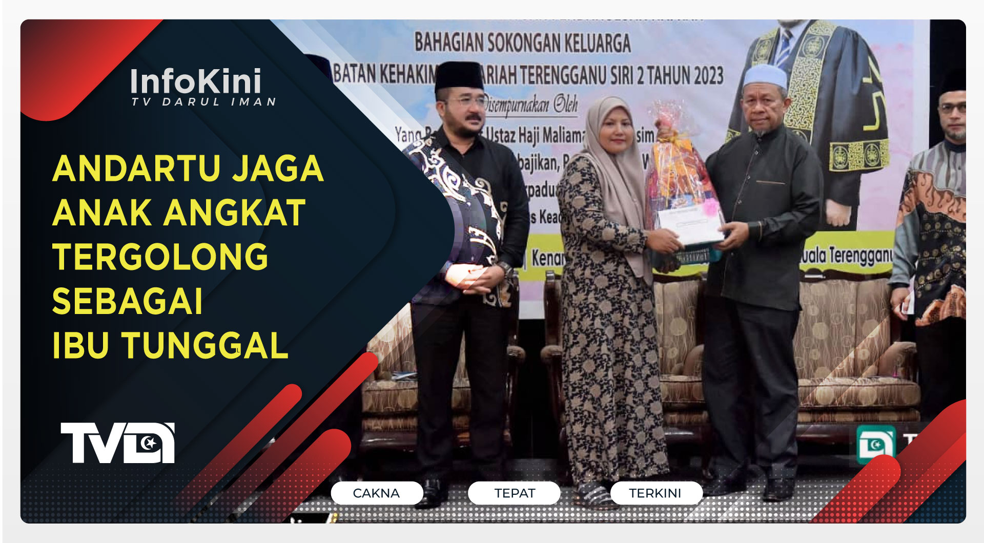 Andartu Jaga Anak Angkat Tergolong Sebagai Ibu Tunggal