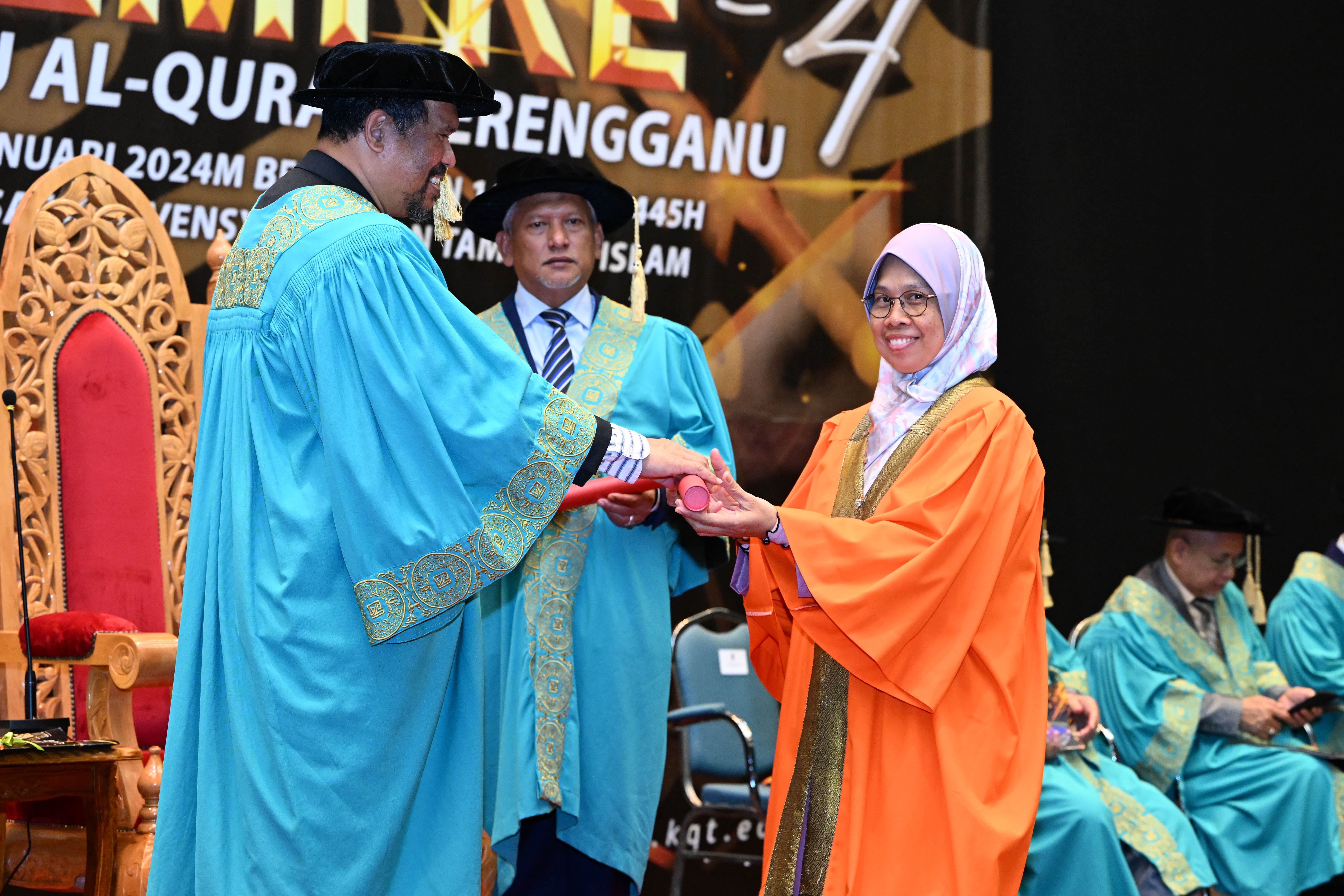 Majlis Imaratul Ilmi Kolej Al-Quran Terengganu Ke-4 bertempat di Dewan Konvensyen TTI