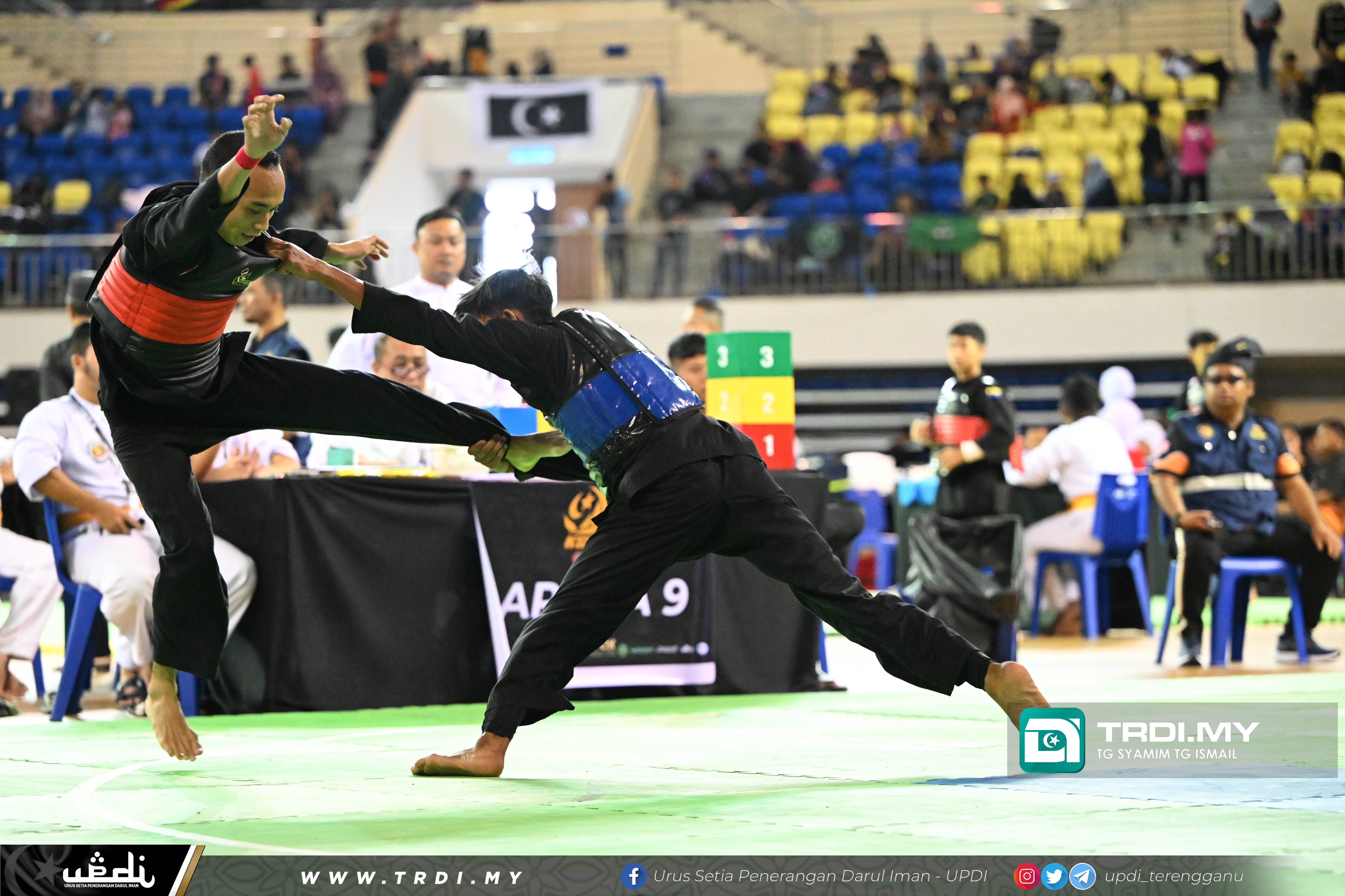 Majlis Perasmian Penutup Karnival Silat Kebangsaan 2023 di Kompleks Sukan Negeri Terengganu, Kuala Nerus