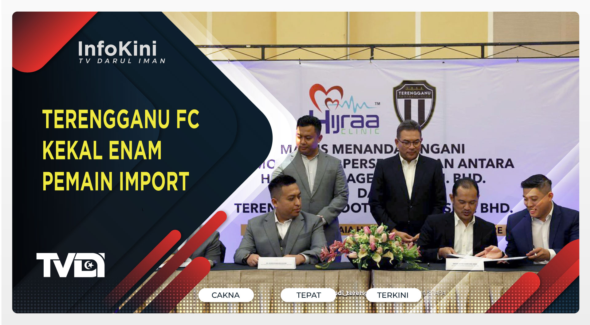 Terengganu FC Kekal Enam Pemain Import