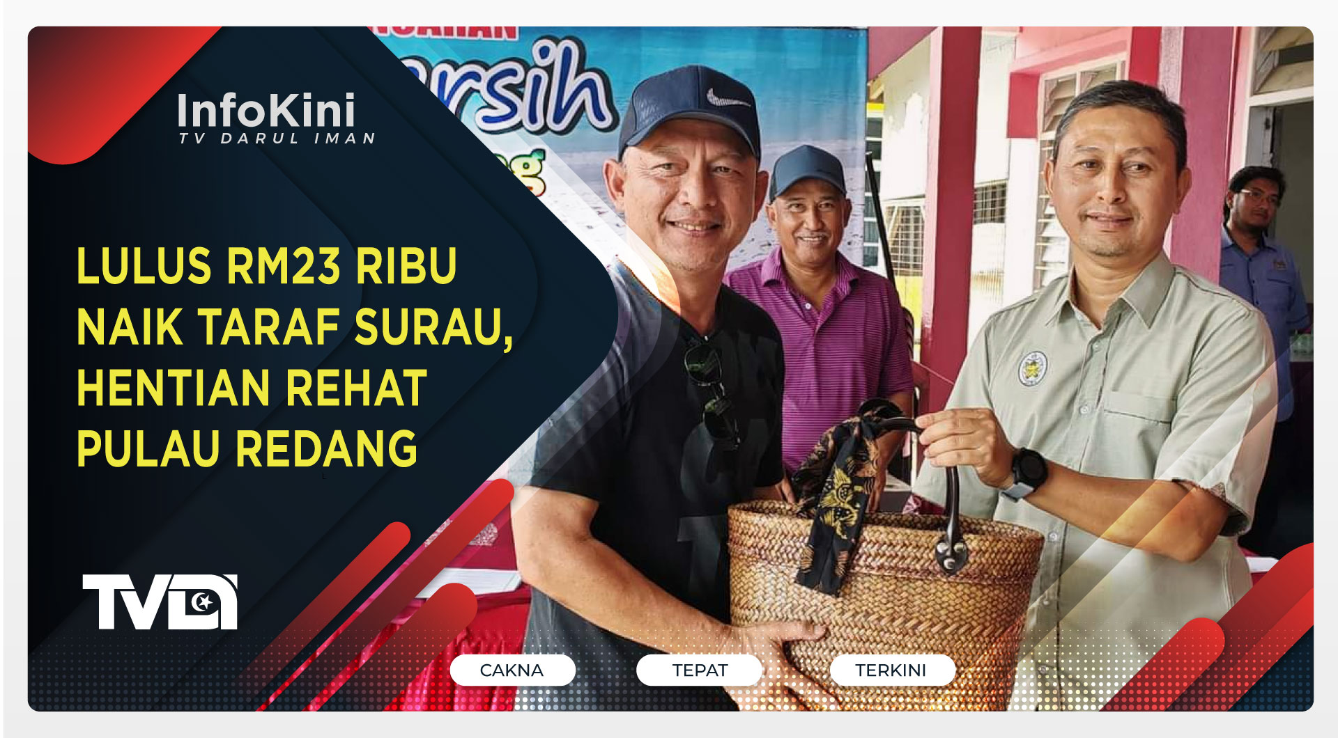 Lulus RM23 Ribu Naik Taraf Surau, Hentian Rehat Pulau Redang