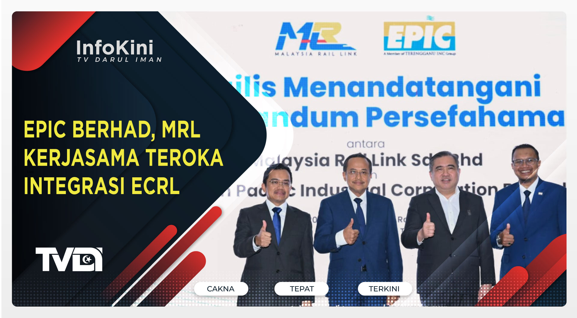 EPIC Berhad, MRL Kerjasama Teroka Integrasi ECRL