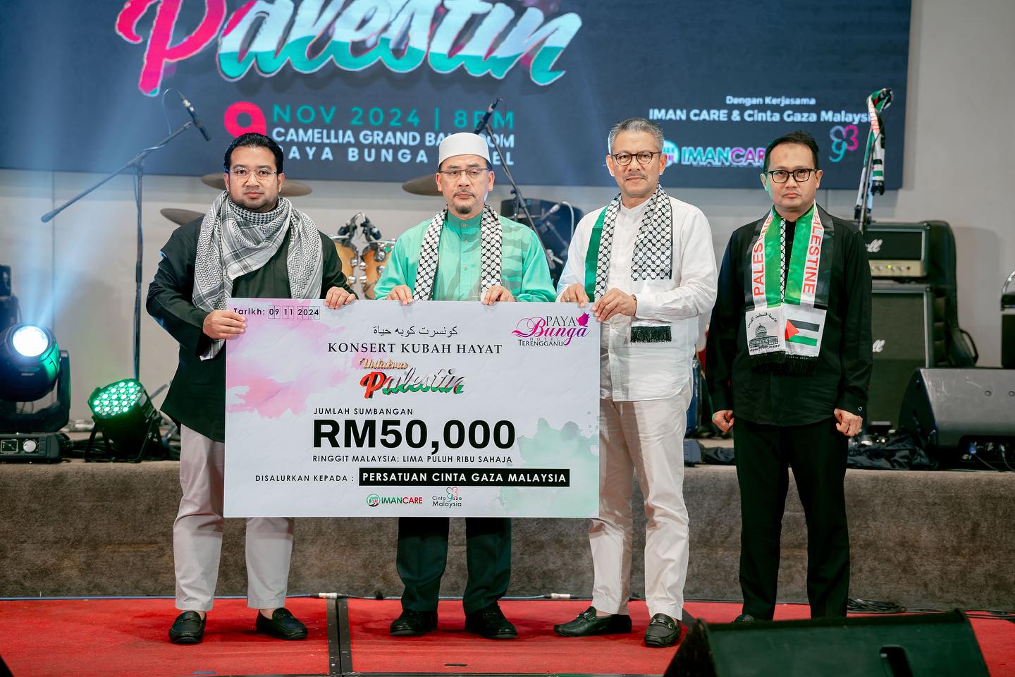 Paya Bunga Hotel Sumbang RM50 Ribu Buat Palestin