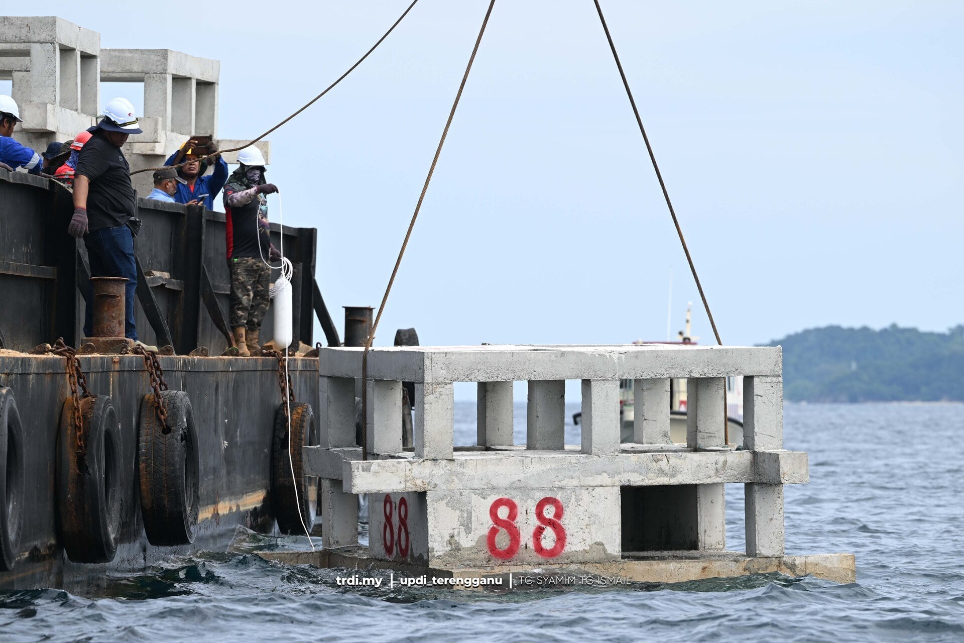 1,579 Tukun Tiruan Berlabuh di Perairan Terengganu Sejak 2006
