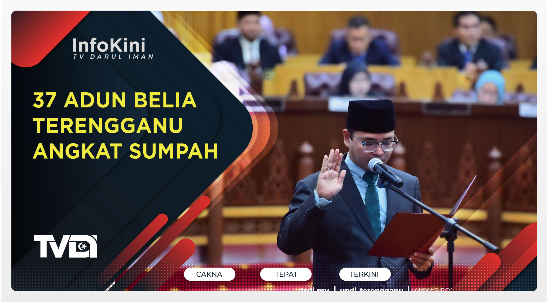 37 ADUN Belia Terengganu Angkat Sumpah