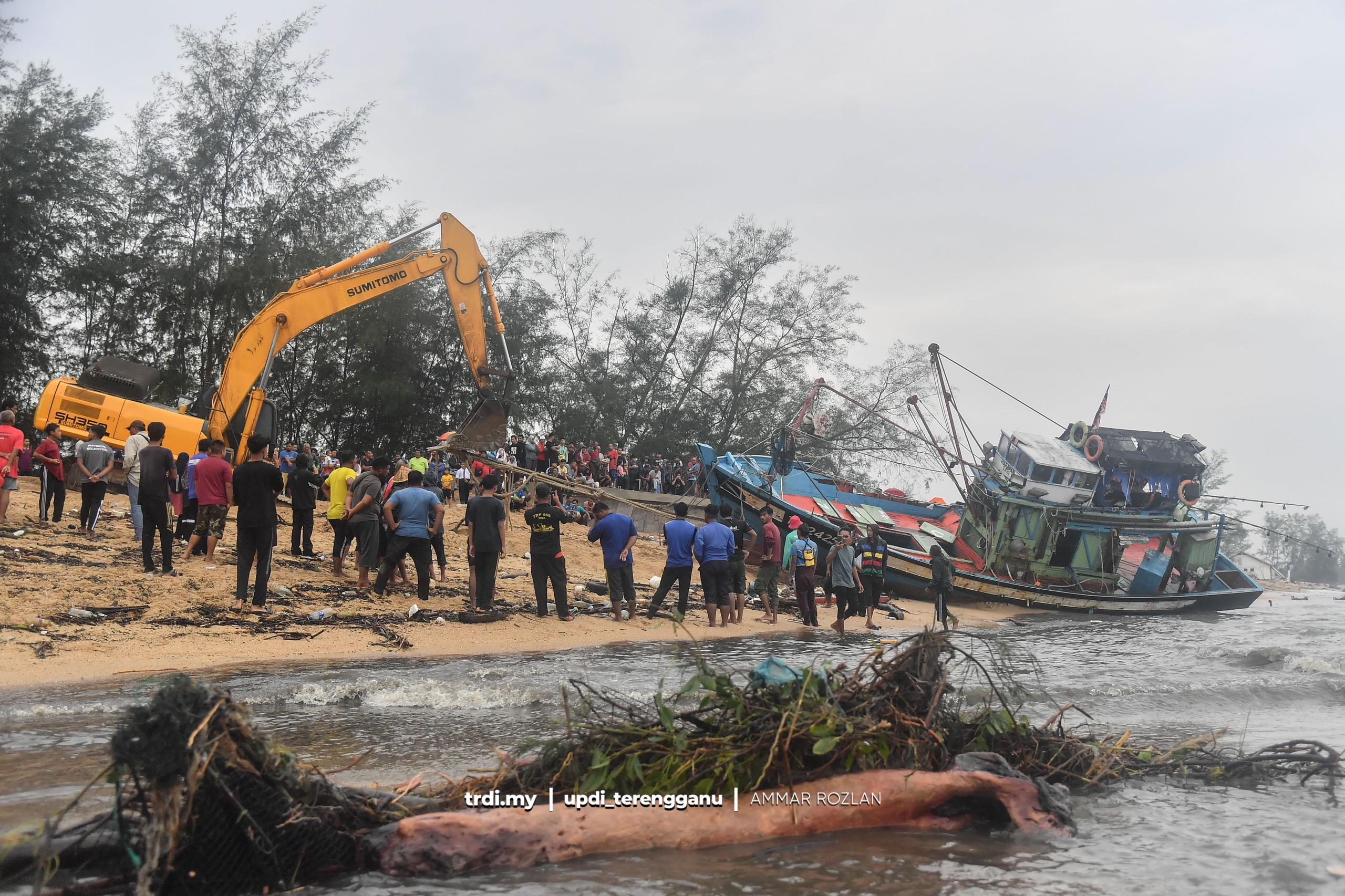 Bot Hanyut, Nelayan Rugi Hampir RM1 Juta