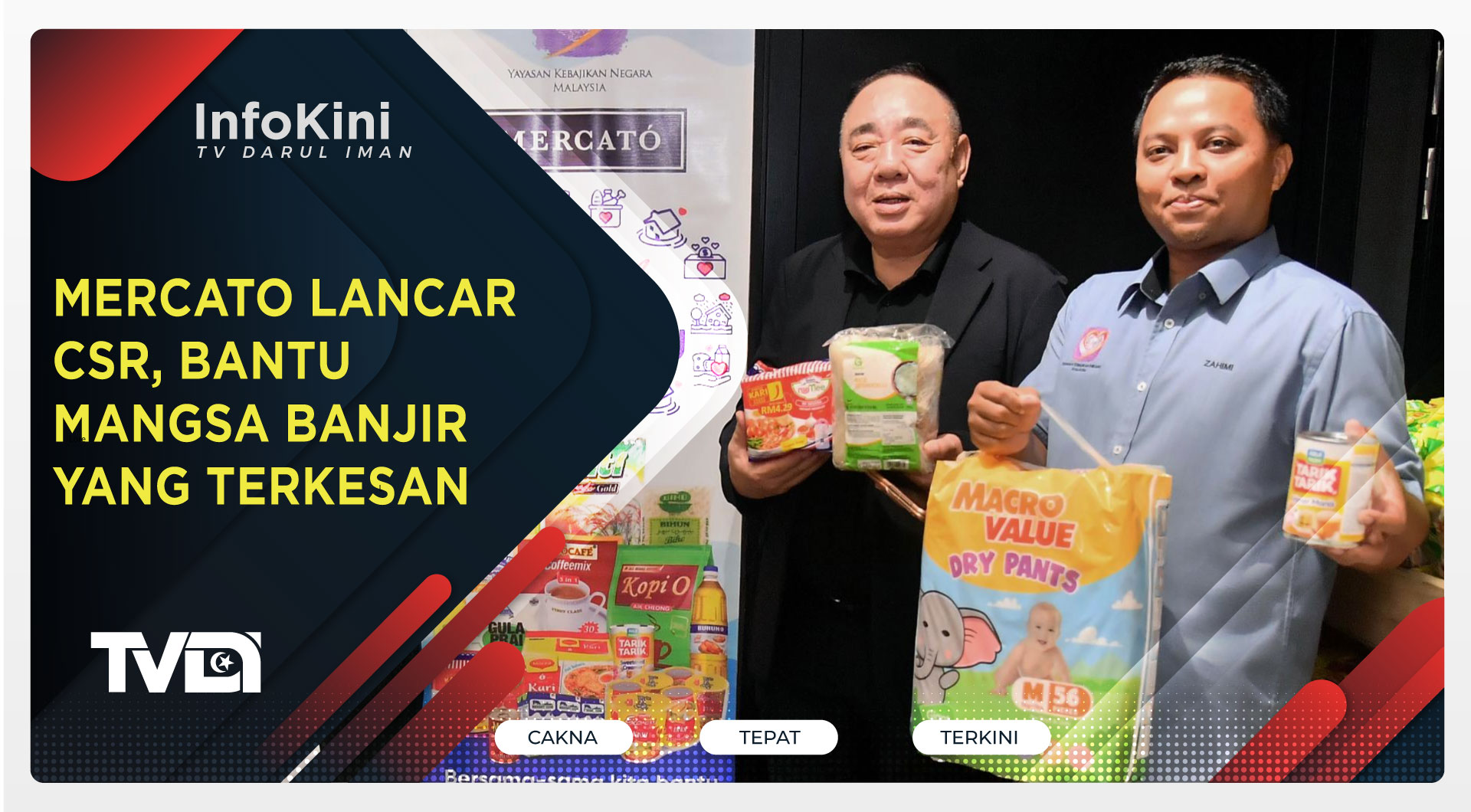 Mercato Lancar CSR, Bantu Mangsa Banjir Yang Terkesan