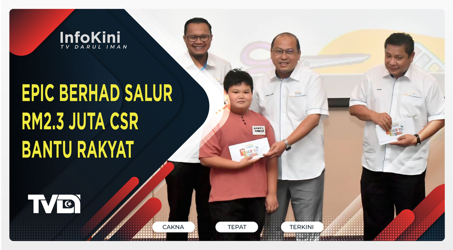 EPIC Berhad Salur RM2.3 Juta CSR Bantu Rakyat