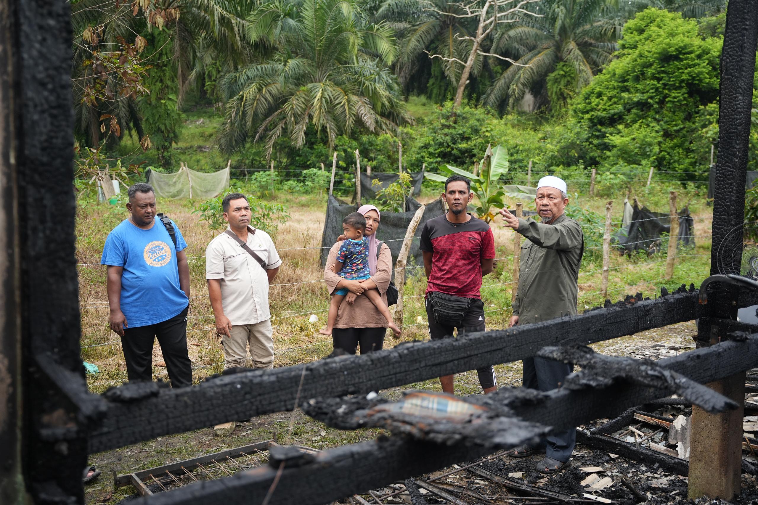 Rumah Musnah Terbakar, Enam Sekeluarga Hilang Tempat Berteduh Sehari Sebelum Aidiladha