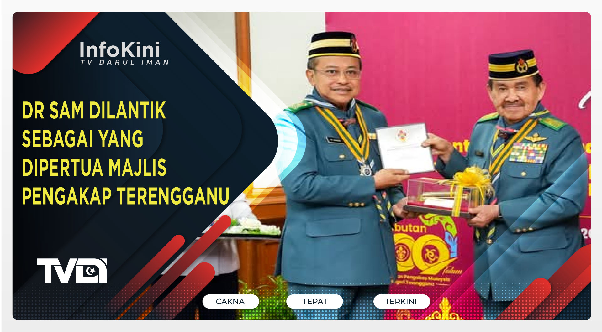 Dr Sam Dilantik Sebagai Yang Dipertua Majlis Pengakap Terengganu