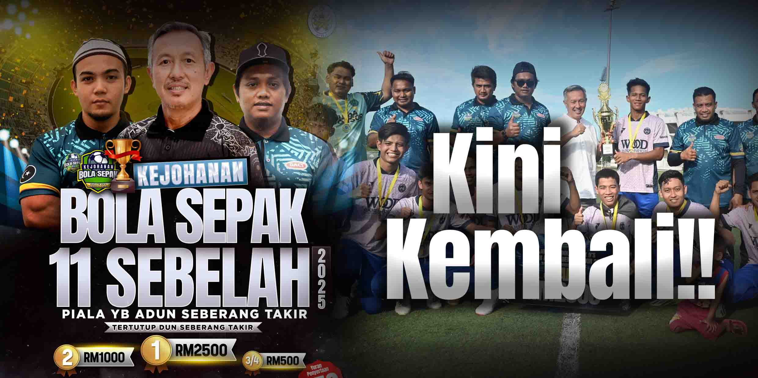 24 Pasukan Berentap Rebut Piala ADUN Seberang Takir