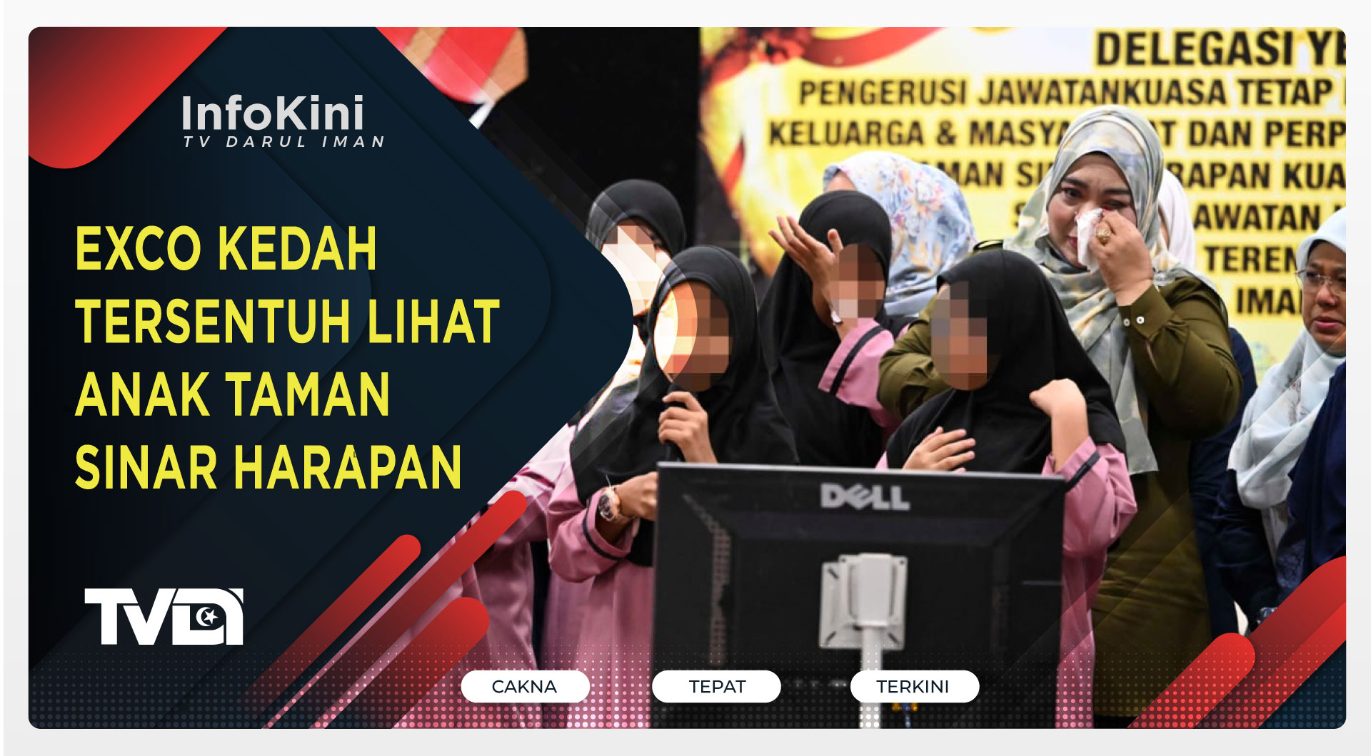 Exco Kedah Tersentuh Lihat Anak Taman Sinar Harapan