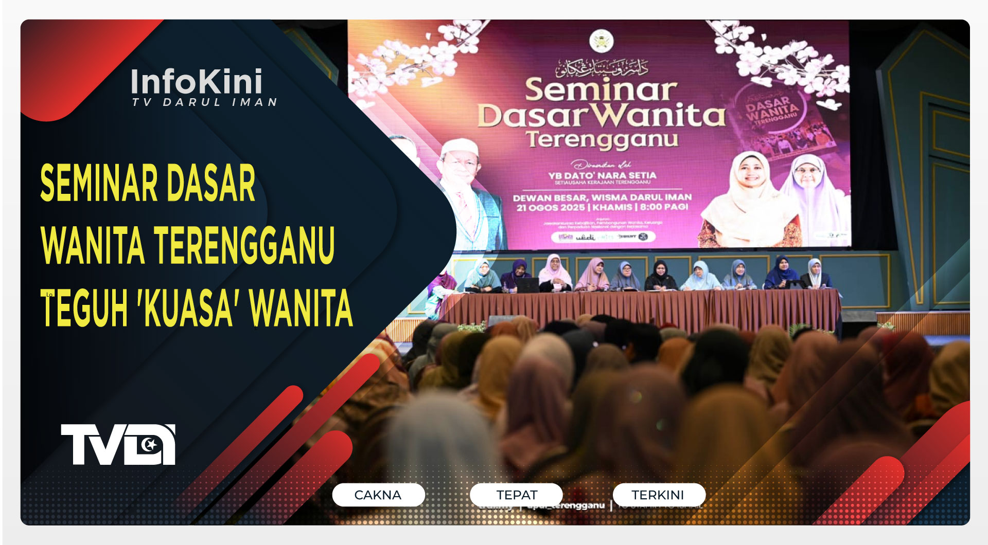 Seminar Dasar Wanita Terengganu Teguh 'Kuasa' Wanita