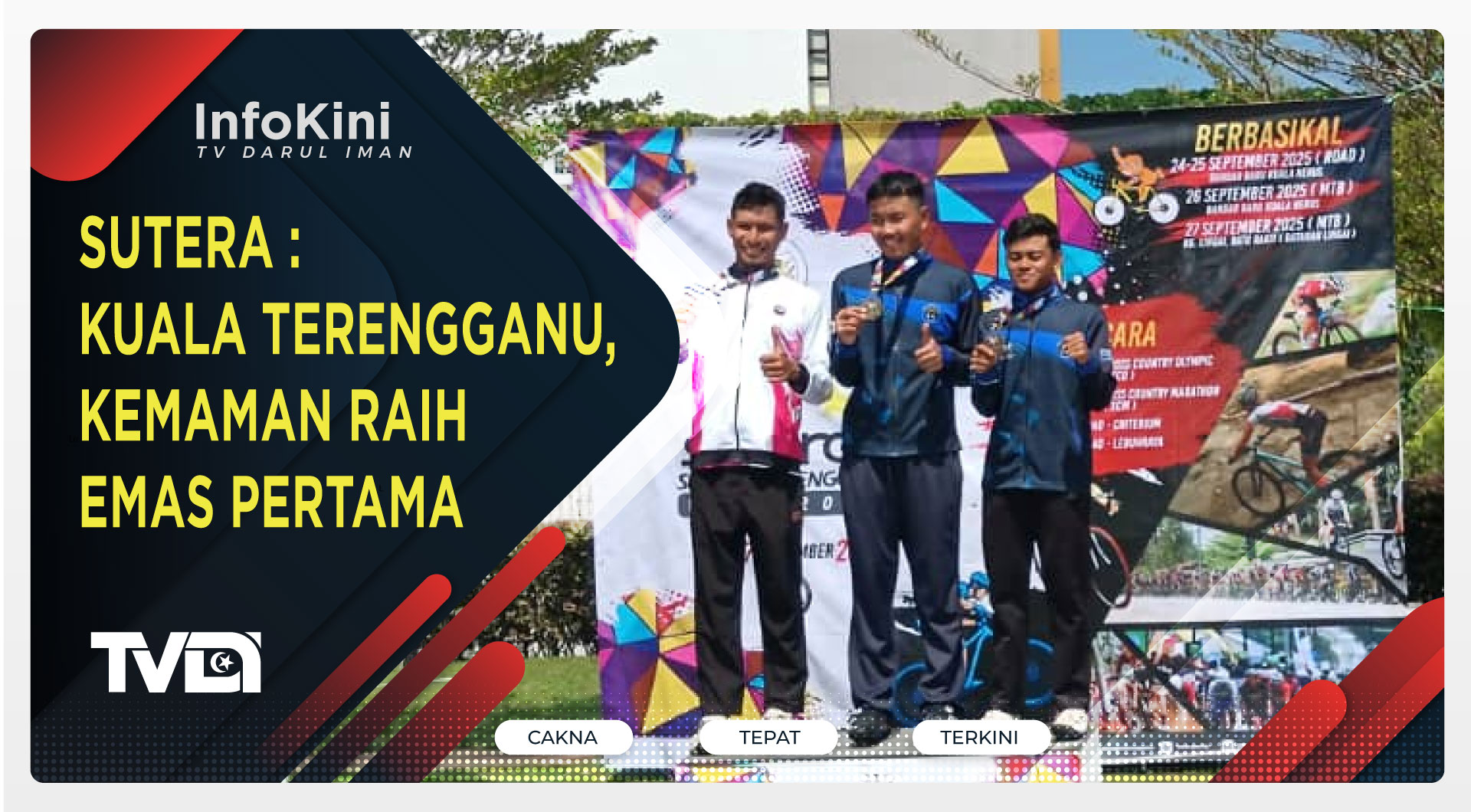 SUTERA : Kuala Terengganu, Kemaman Raih Emas Pertama