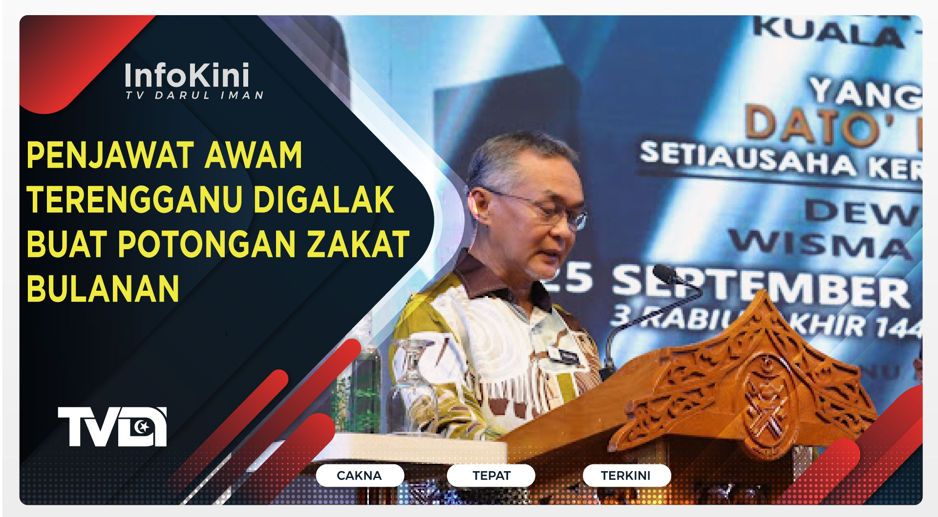 Penjawat Awam Terengganu Digalak Buat Potongan Zakat Bulanan