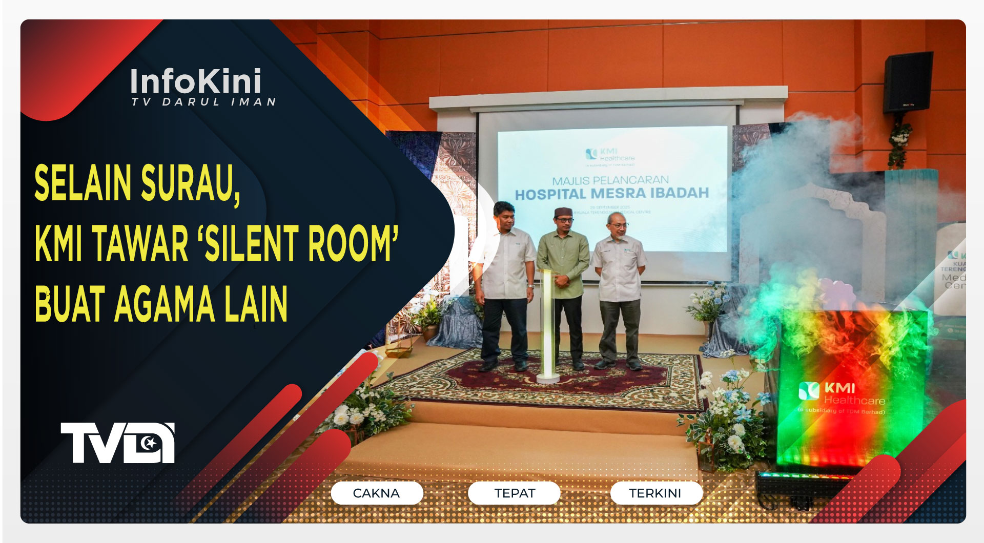 Selain Surau, KMI Tawar ‘Silent Room’ Buat Agama Lain