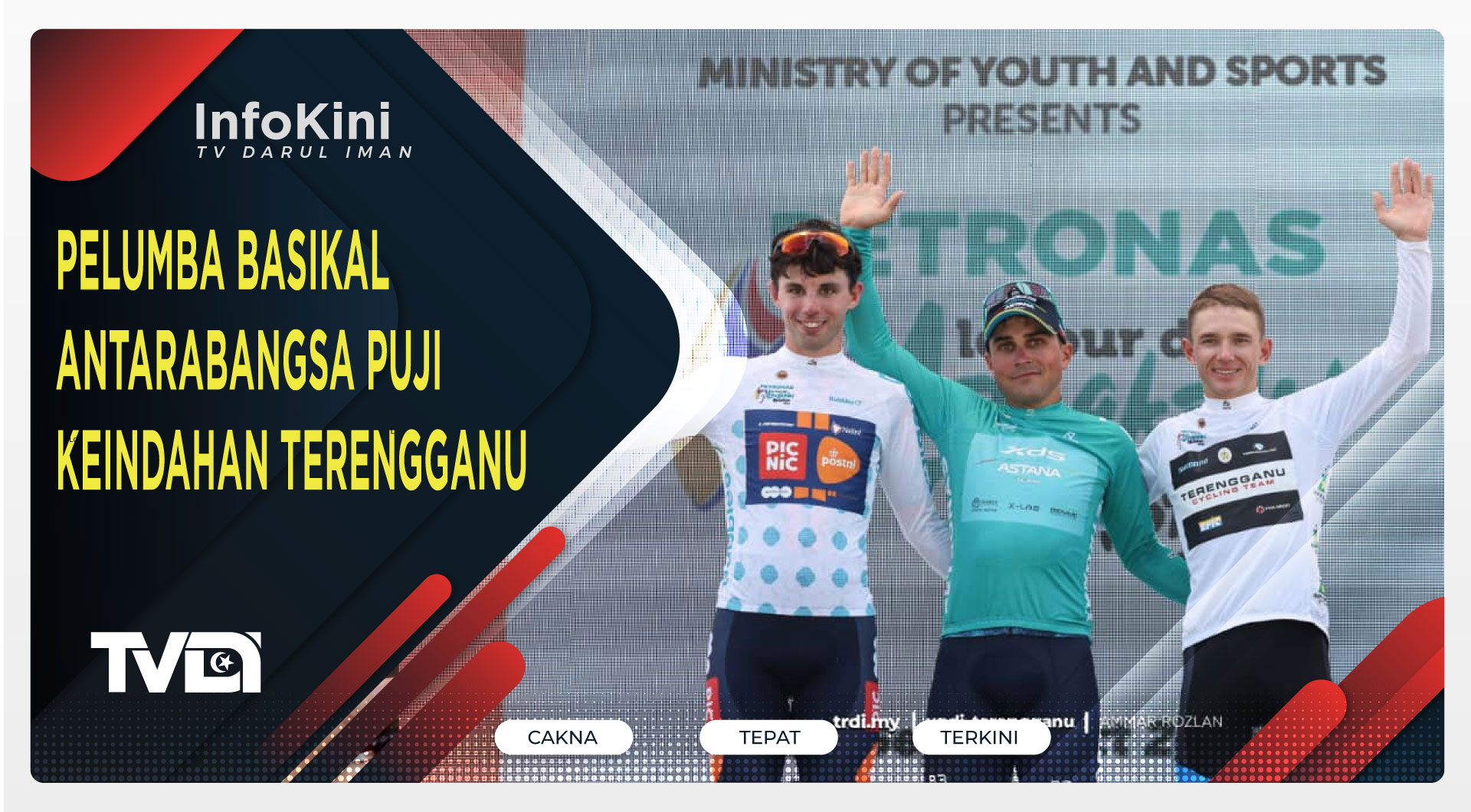 Pelumba Basikal Antarabangsa Puji Keindahan Terengganu