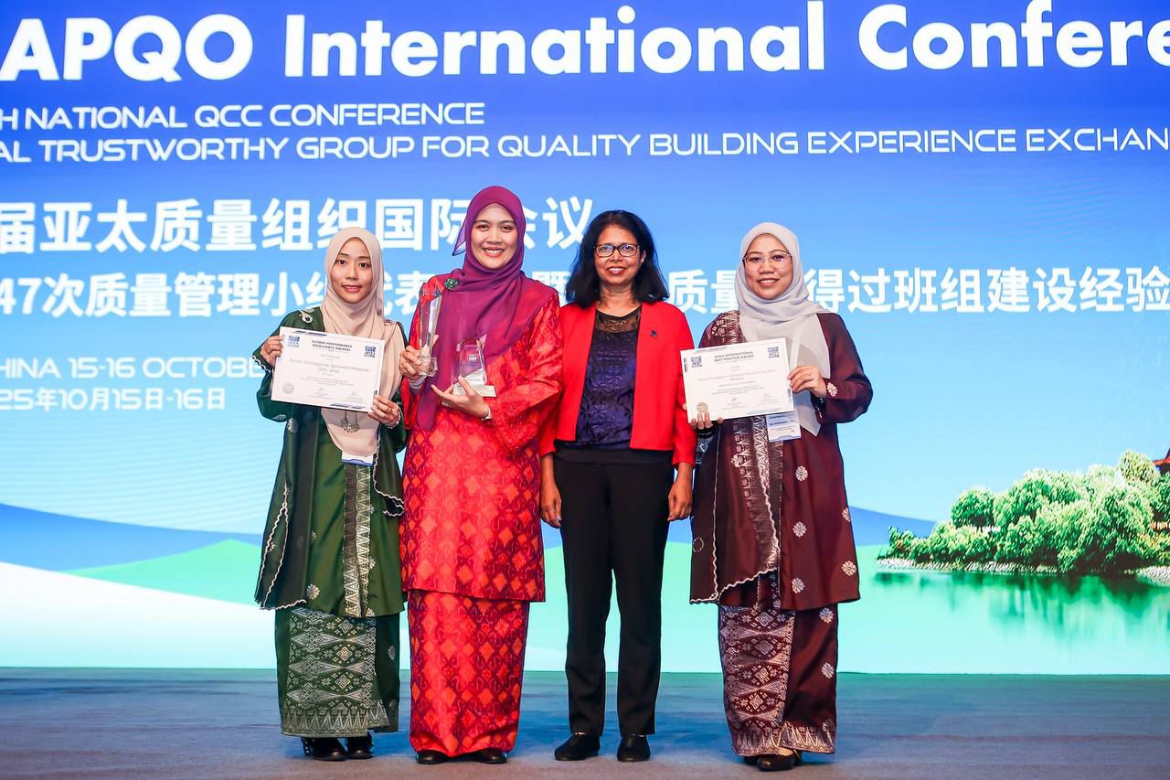 Hospital Berkait Kerajaan Terengganu Raih Anugerah Kecemerlangan Global