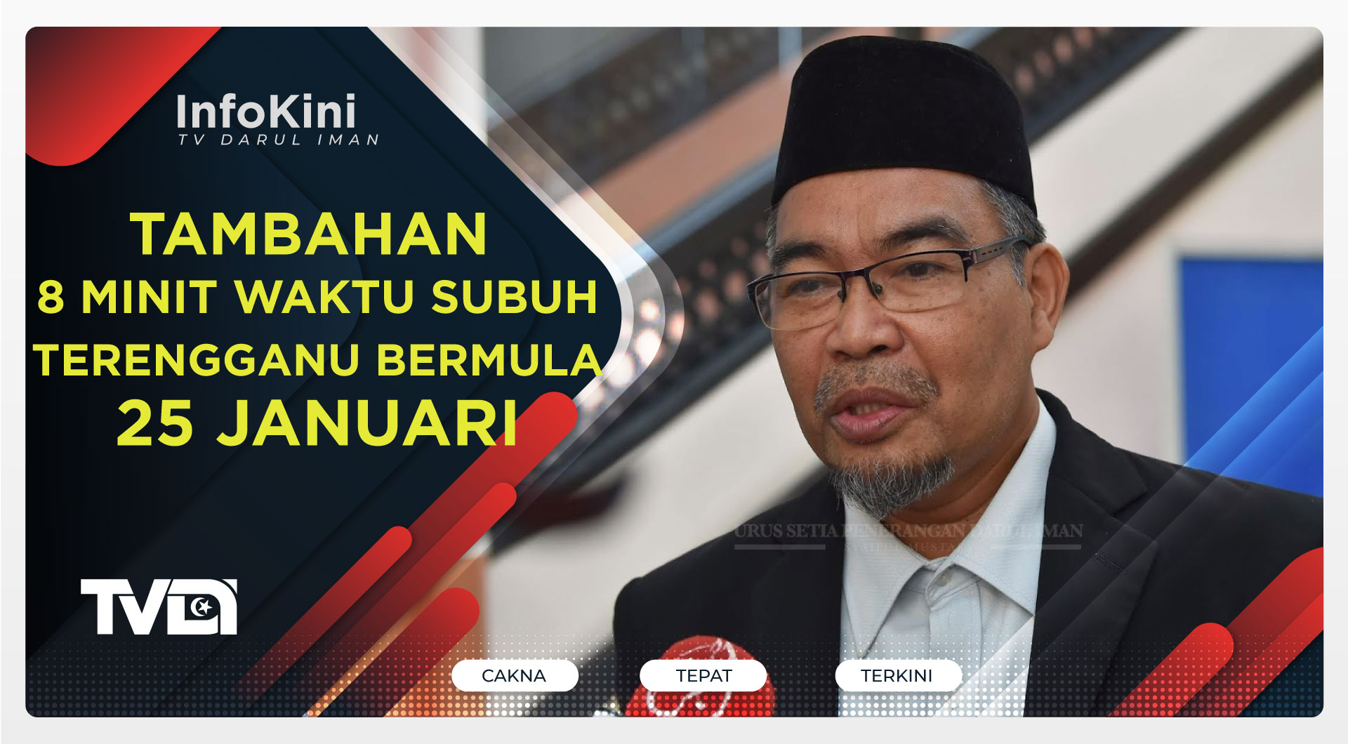 Tambahan 8 Minit Waktu Subuh Terengganu Bermula 25 Januari