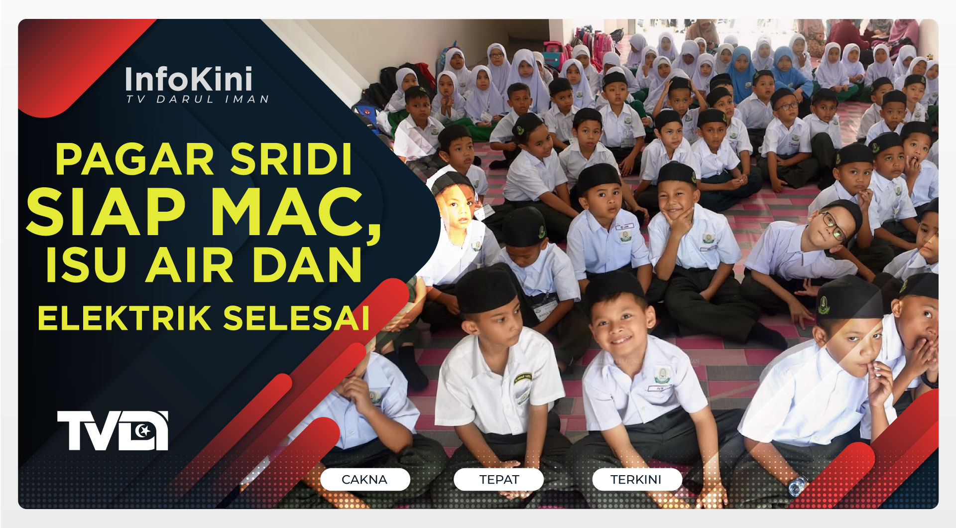 Pagar SRIDI Siap Mac, Isu Air dan Elektrik Selesai