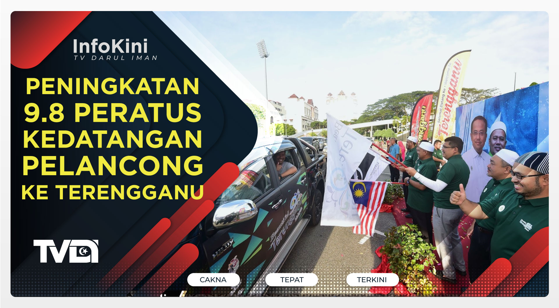 Peningkatan 9.8 Peratus Kedatangan Pelancong Ke Terengganu