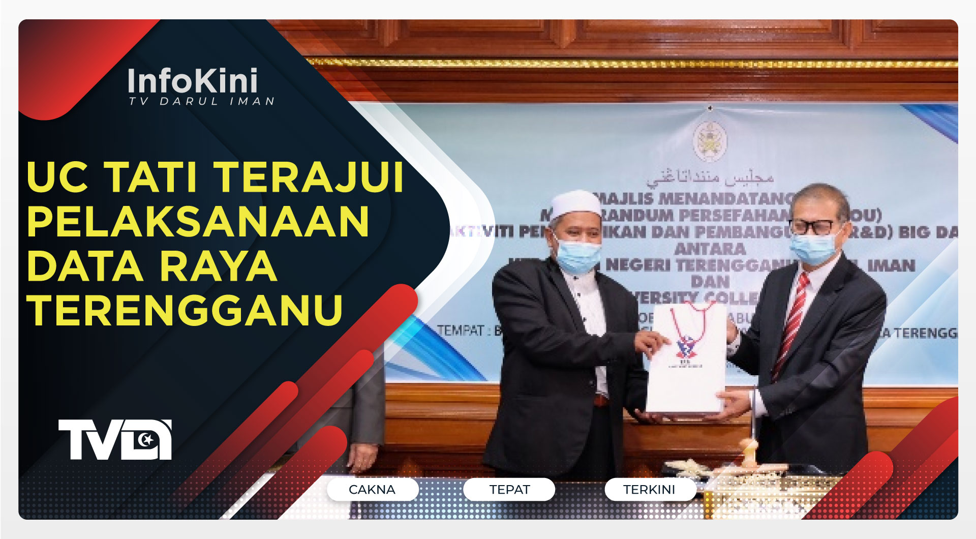 UC TATI Terajui Pelaksanaan Data Raya Terengganu