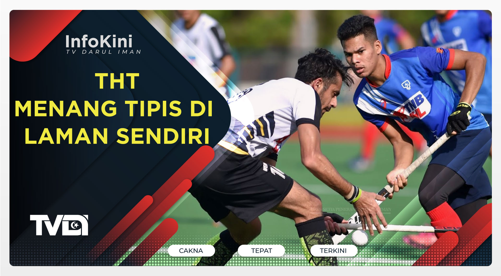 THT Menang Tipis Di Laman Sendiri