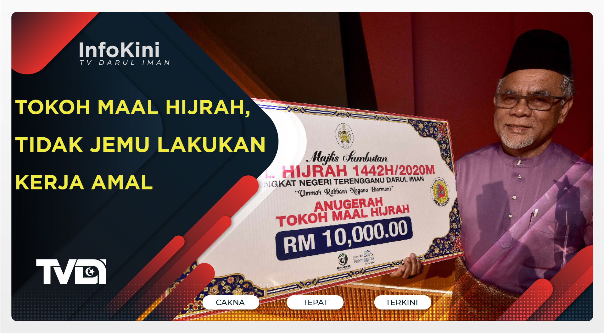 Tokoh Maal Hijrah, Tidak Jemu Lakukan Kerja Amal
