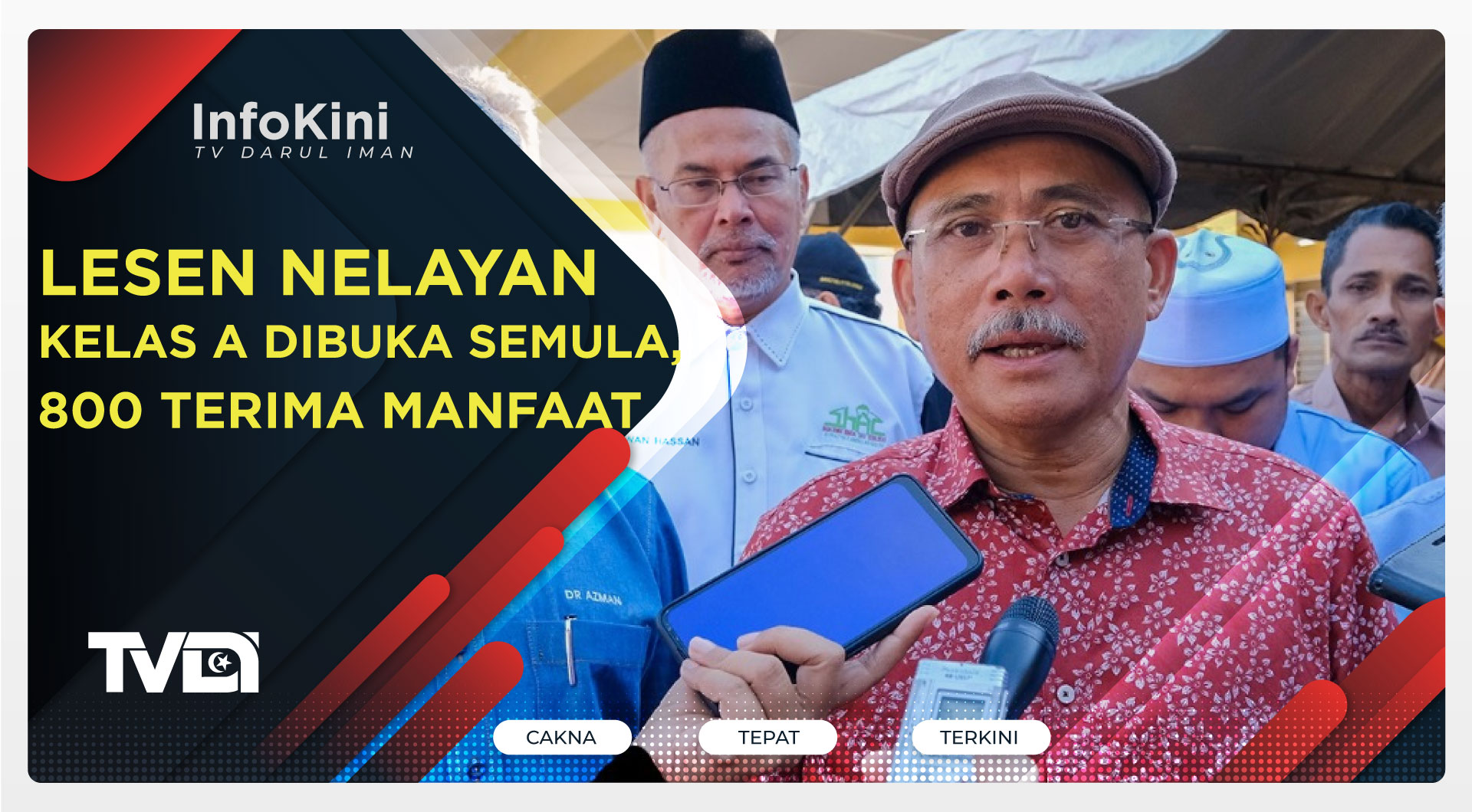 Lesen Nelayan Kelas A Dibuka Semula, 800 terima Manfaat