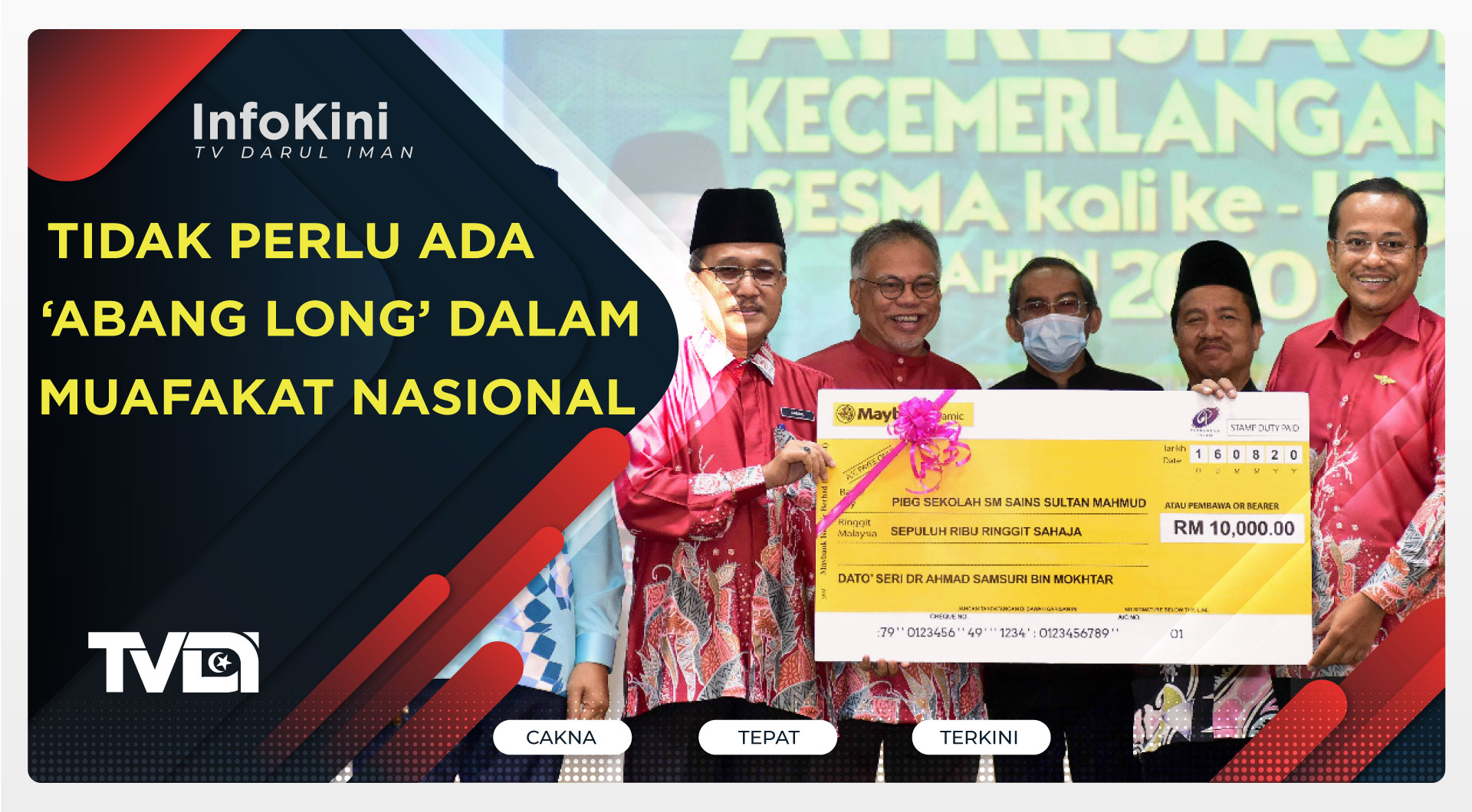 Tidak Perlu Ada ‘Abang Long’ Dalam Muafakat Nasional