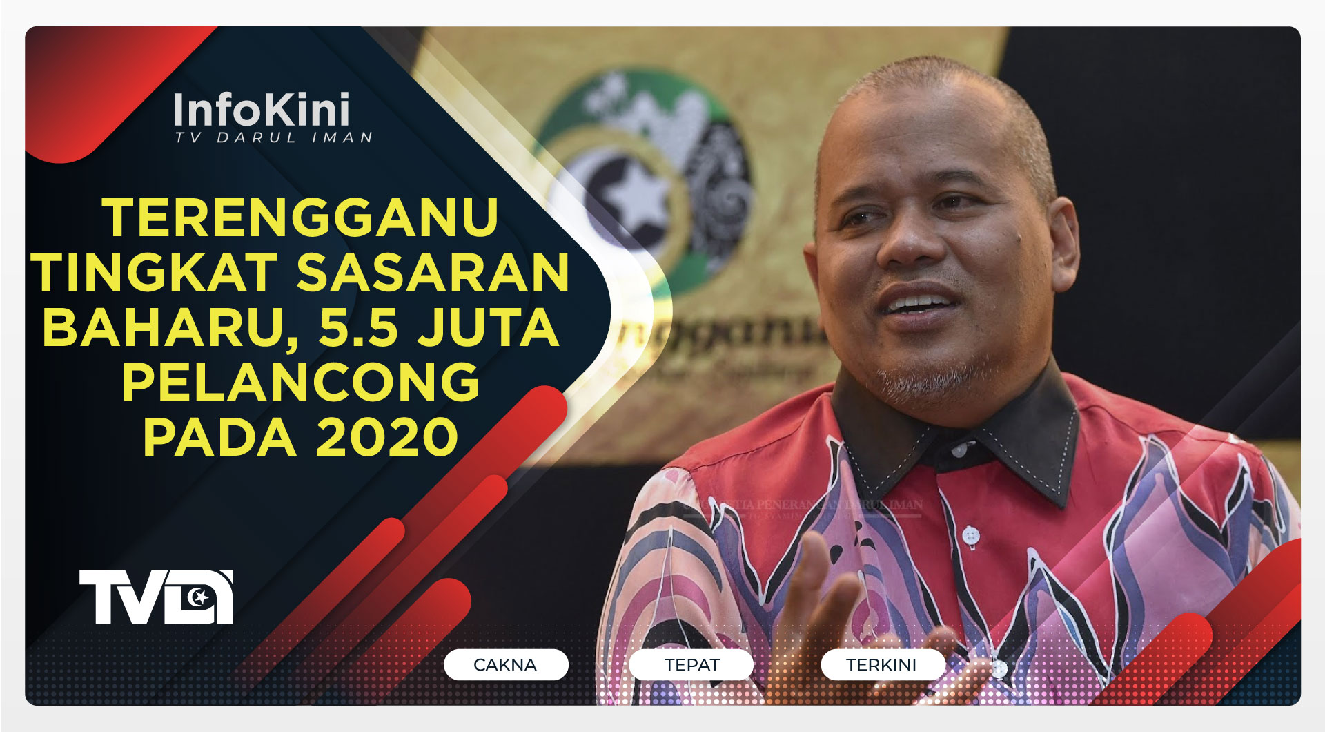 Terengganu Tingkat Sasaran Baharu, 5.5 Juta Pelancong Pada 2020