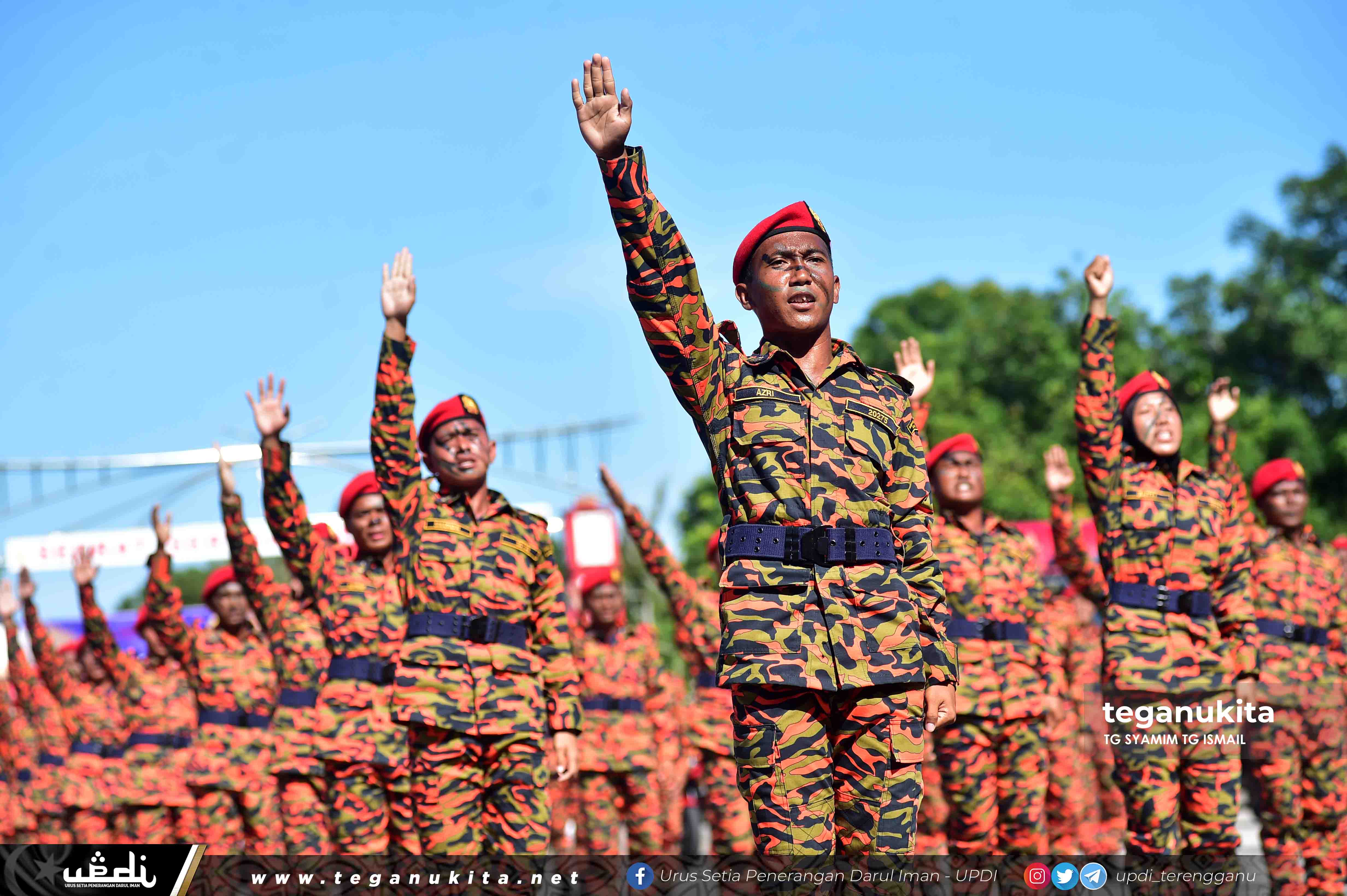 Majlis Perbarisan Tamat Latihan Kursus Sijil Sains Kebombaan Siri 1 2020 di Akademi Bomba dan Penyelamat Malaysia Wilayah Timur, Wakaf Tapai, Marang