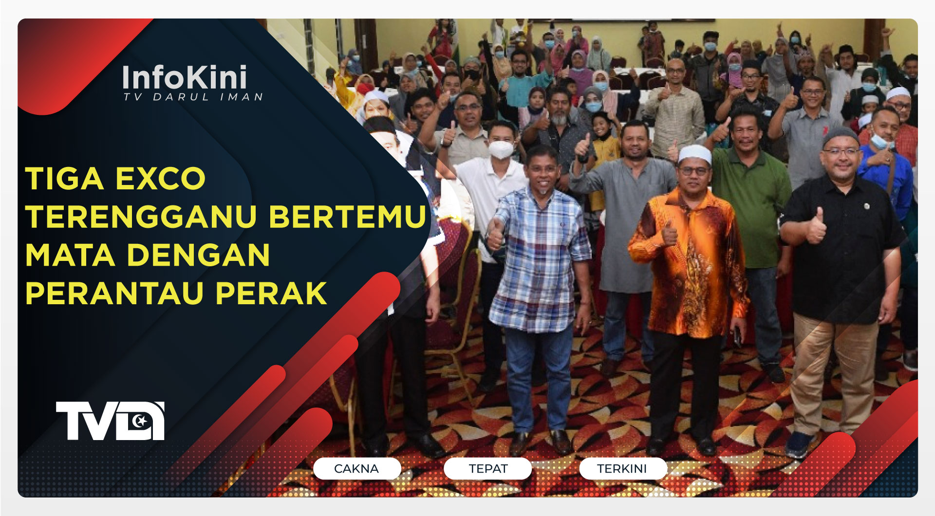 Tiga Exco Terengganu Bertemu Mata Dengan PERANTAU Perak