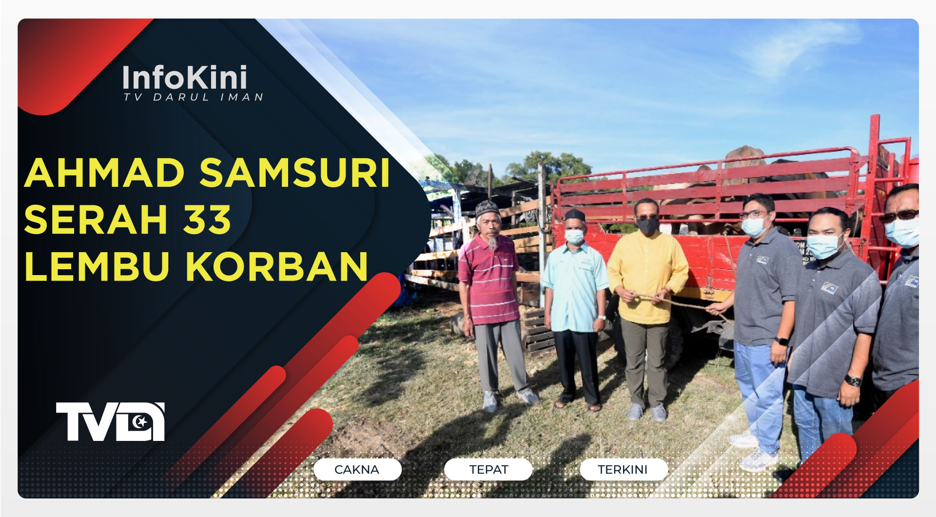 Ahmad Samsuri Serah 33 Lembu Korban
