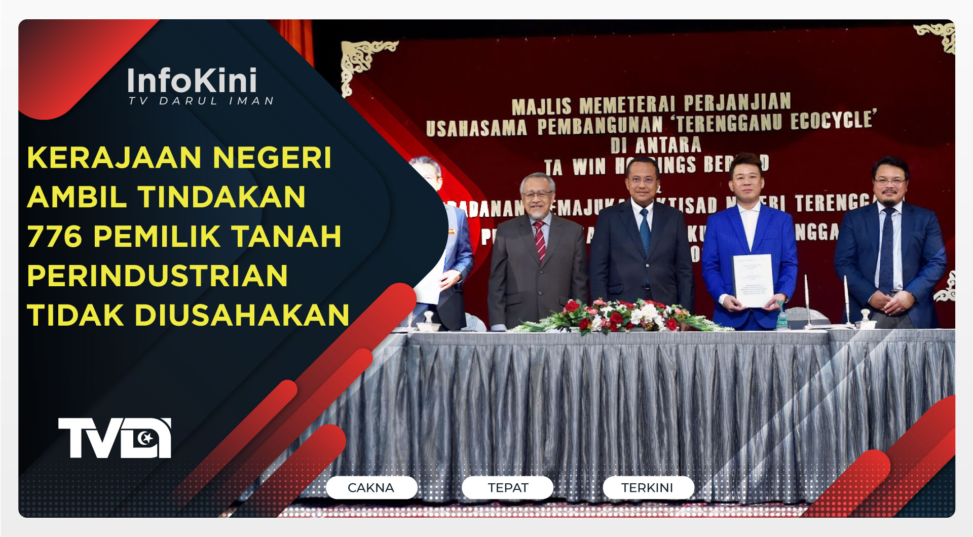 Kerajaan Negeri Ambil Tindakan 776 Pemilik Tanah Perindustrian Tidak Diusahakan