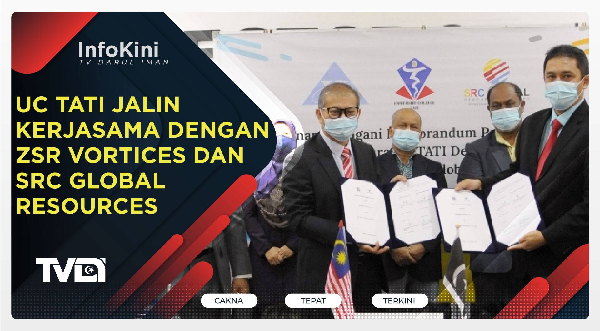 UC TATI Jalin Kerjasama Dengan ZSR Vortices Dan SRC Global Resources