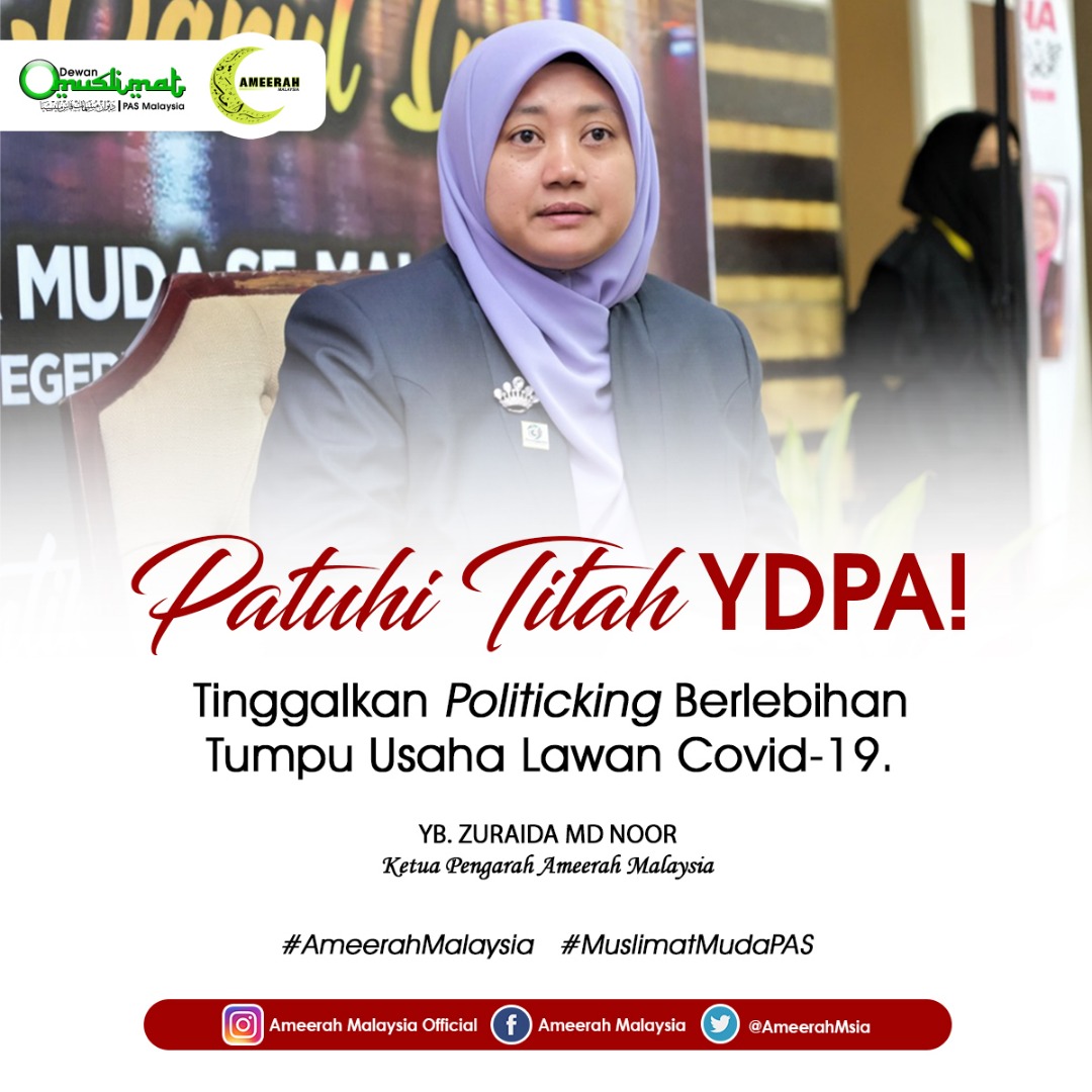 Henti 'Politicking', Patuhi Titah Agong