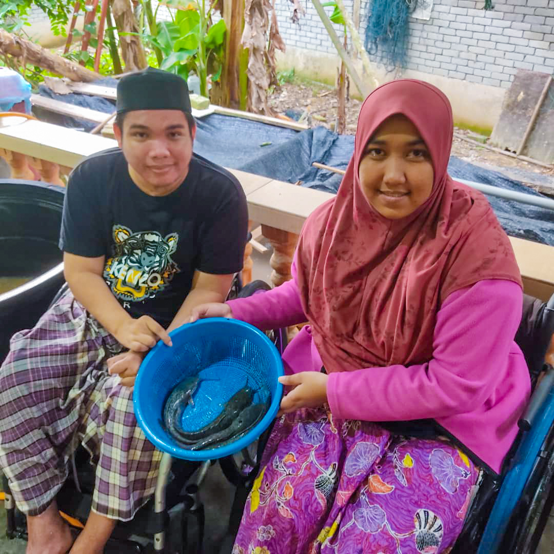 Pasangan OKU Penternak Ikan Keli