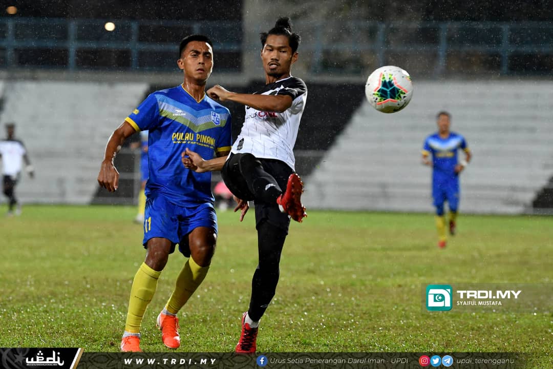 Terengganu FC II Lebur Rekod Tanpa Kalah Pulau Pinang
