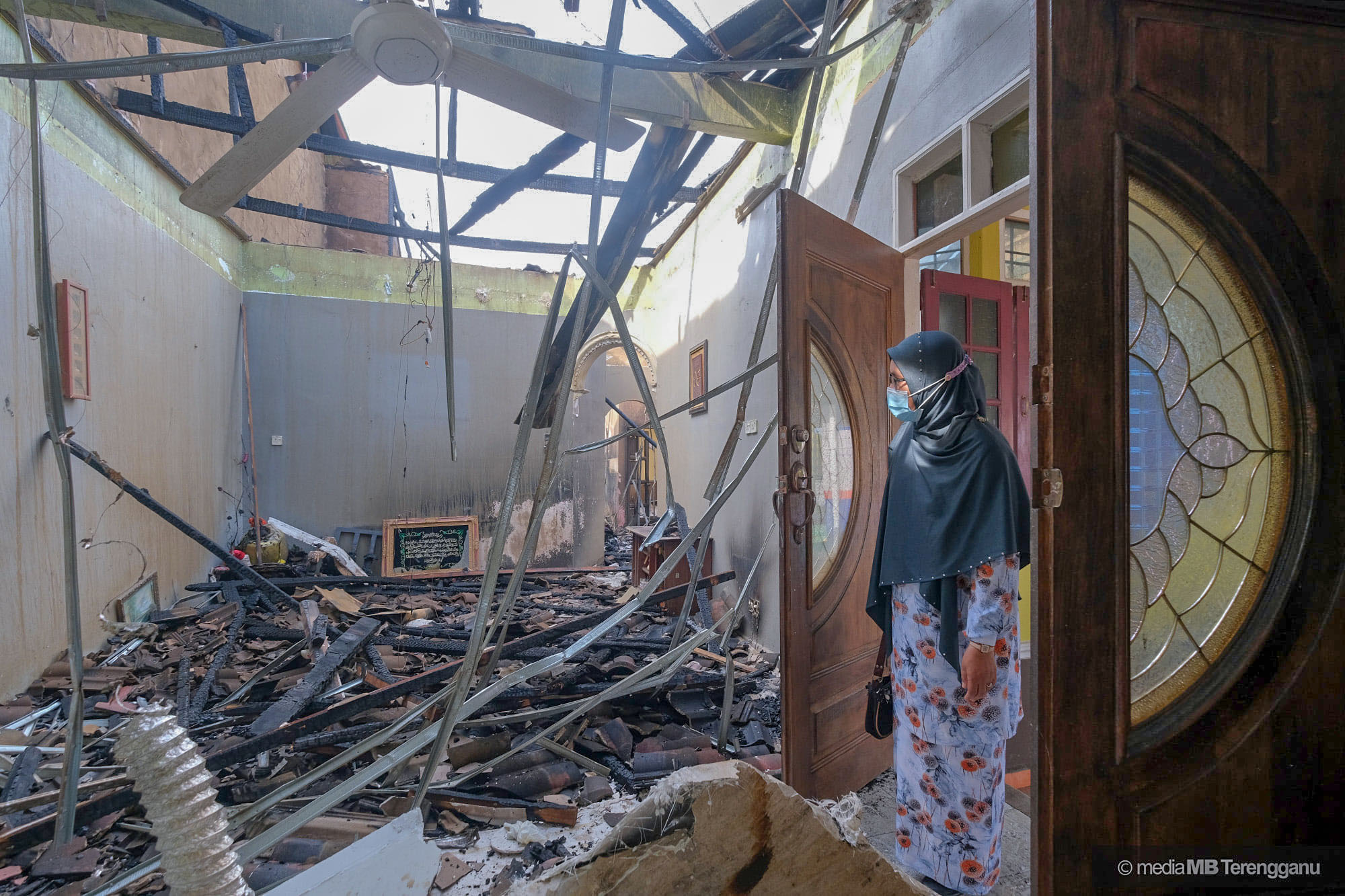 Isteri MB Ziarah Mangsa Musibah Kebakaran