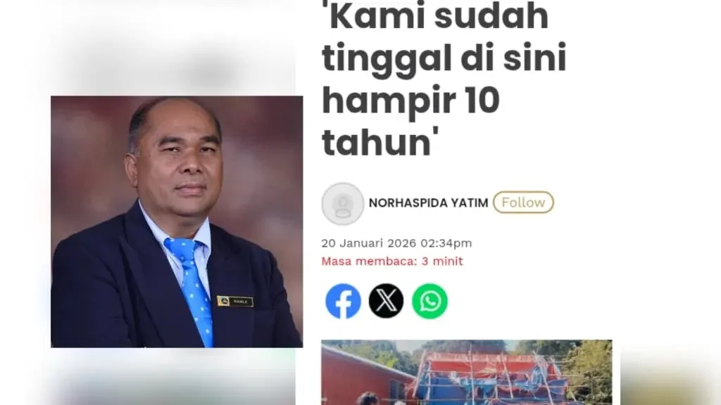 ‘Orang Asli di Durian Mentangau’ Bukan Penduduk Asal – Pakar