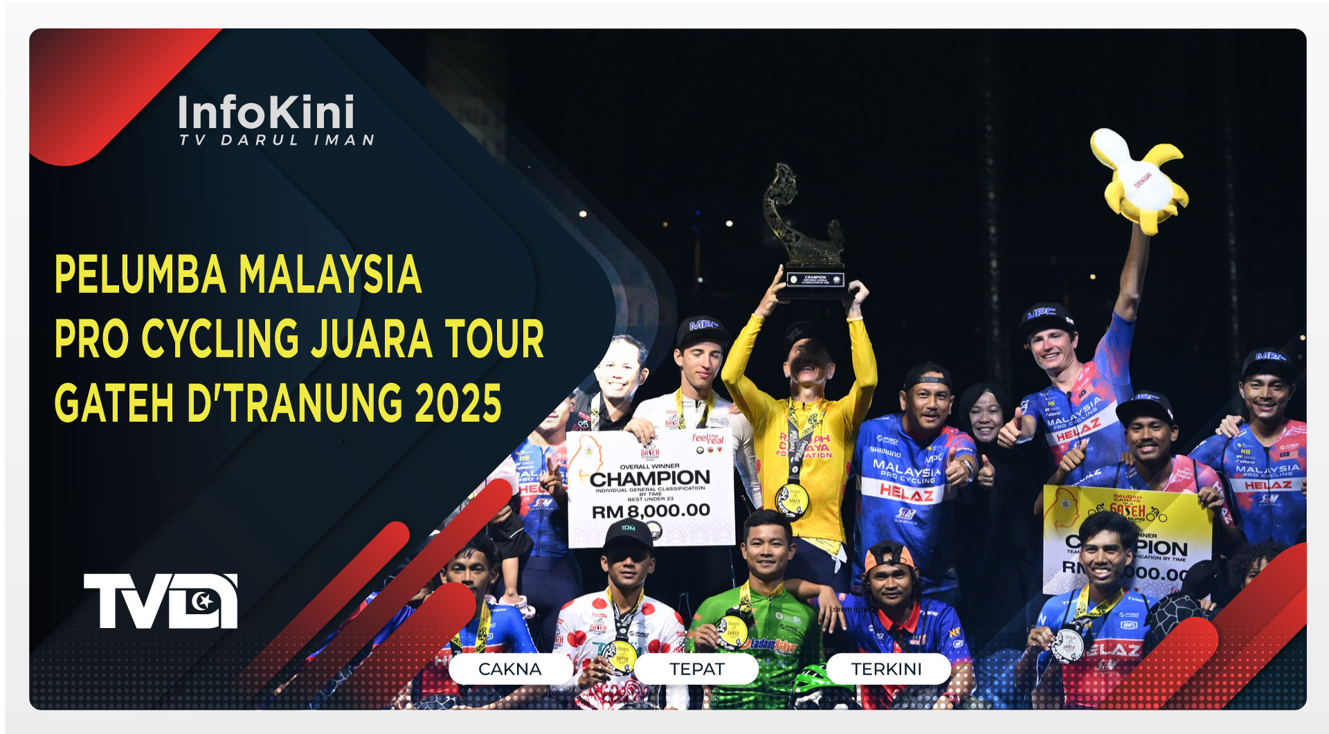 Pelumba Malaysia Pro Cycling Juara Tour Gateh D'Tranung 2025