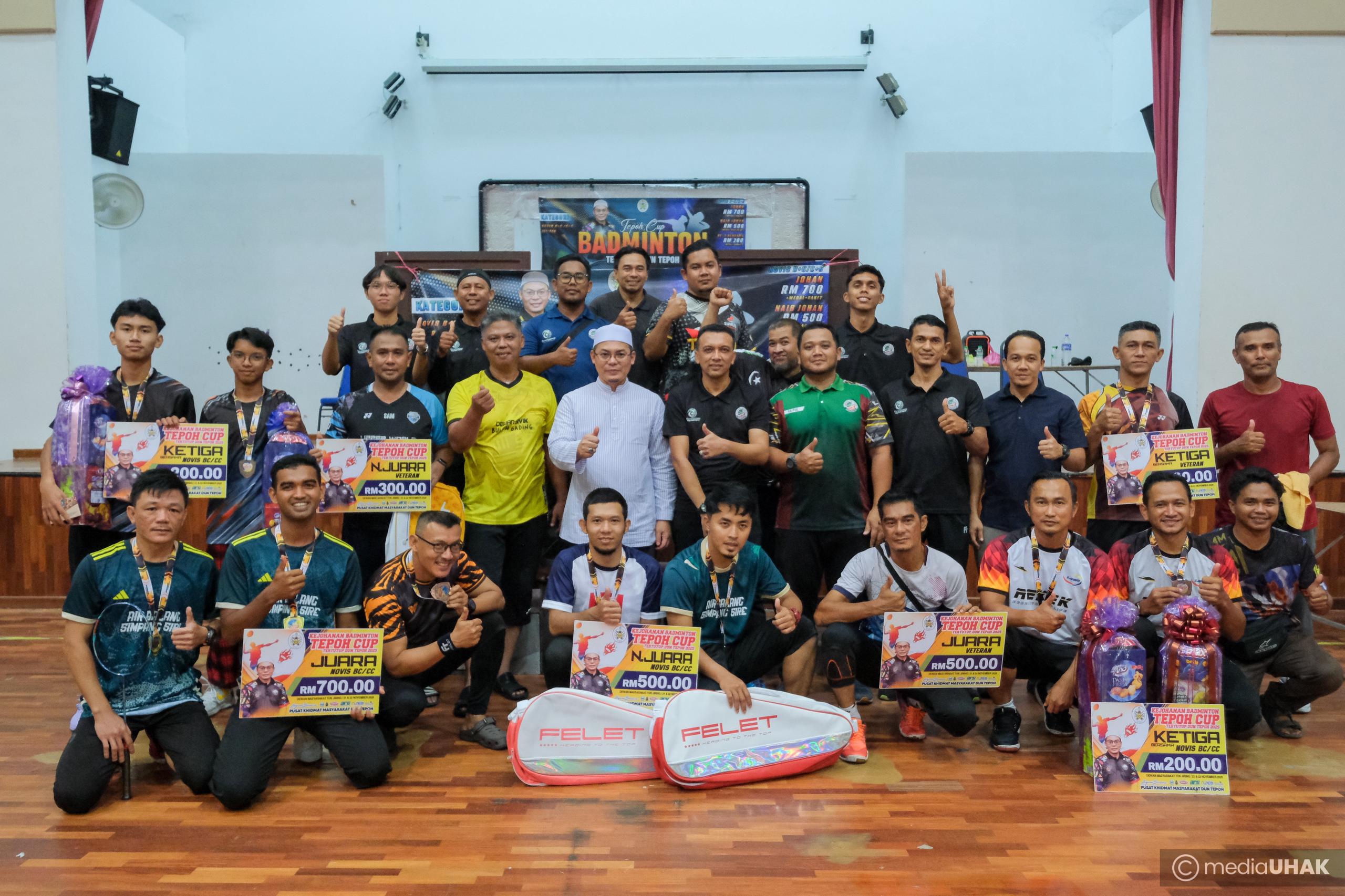 Tepoh Cup 2025 : Bakat Muda, Veteran Serlah Taring di Tok Jiring