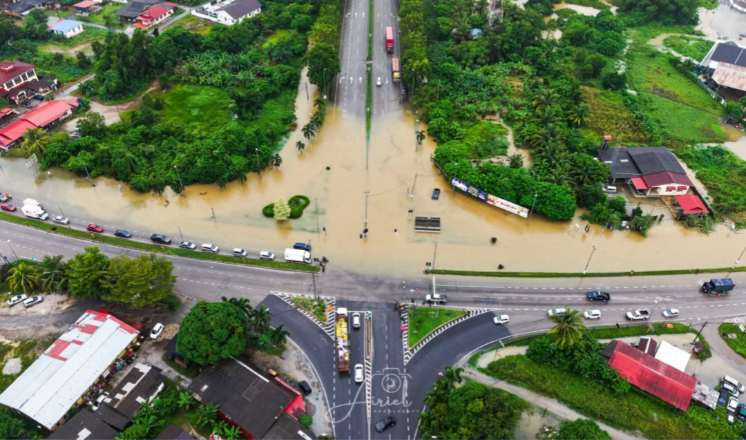 Dua Laluan Di Terengganu Ditutup Akibat Kenaikan Paras Air